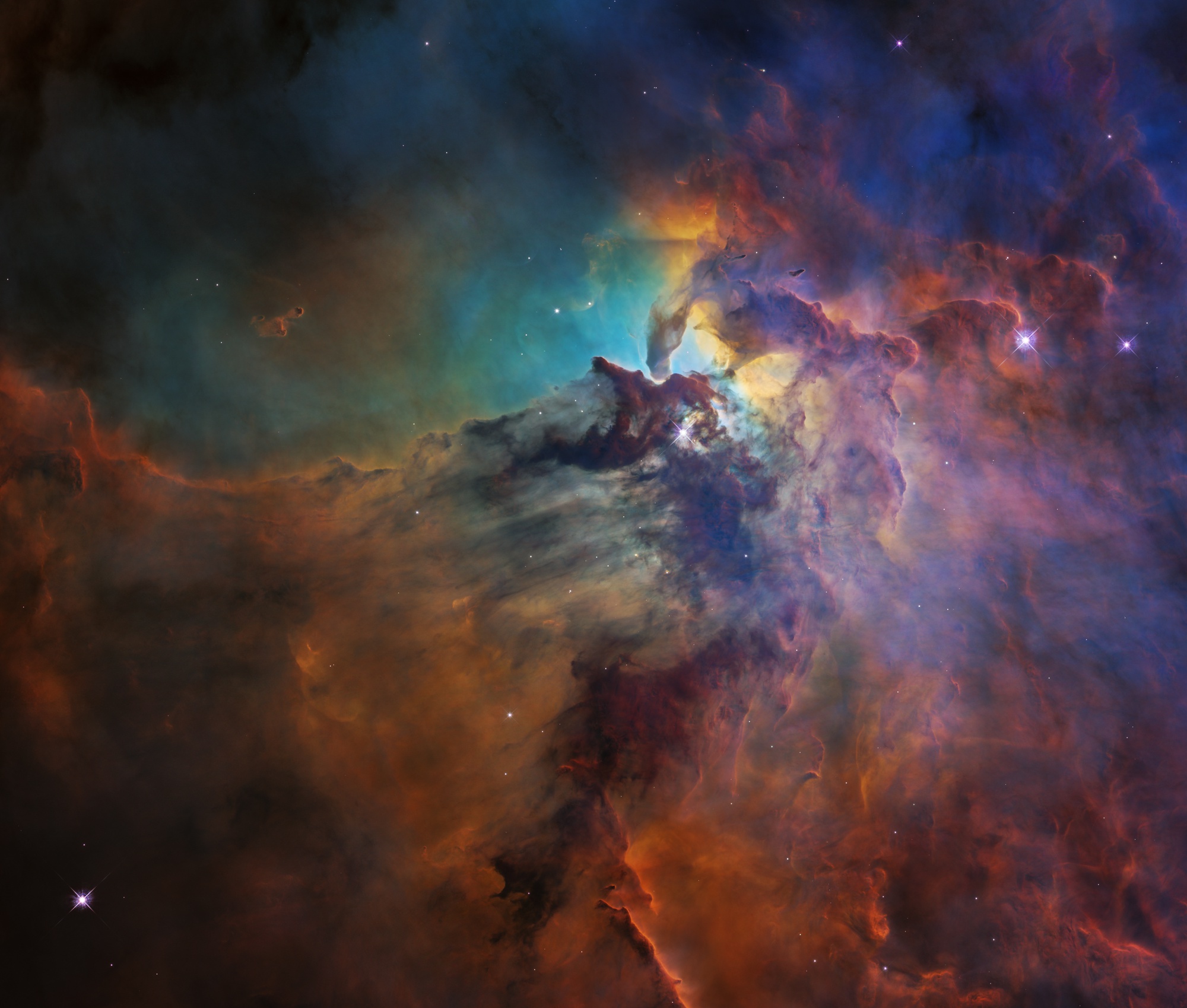 4K Lagoon Nebula desktop Wallpaper