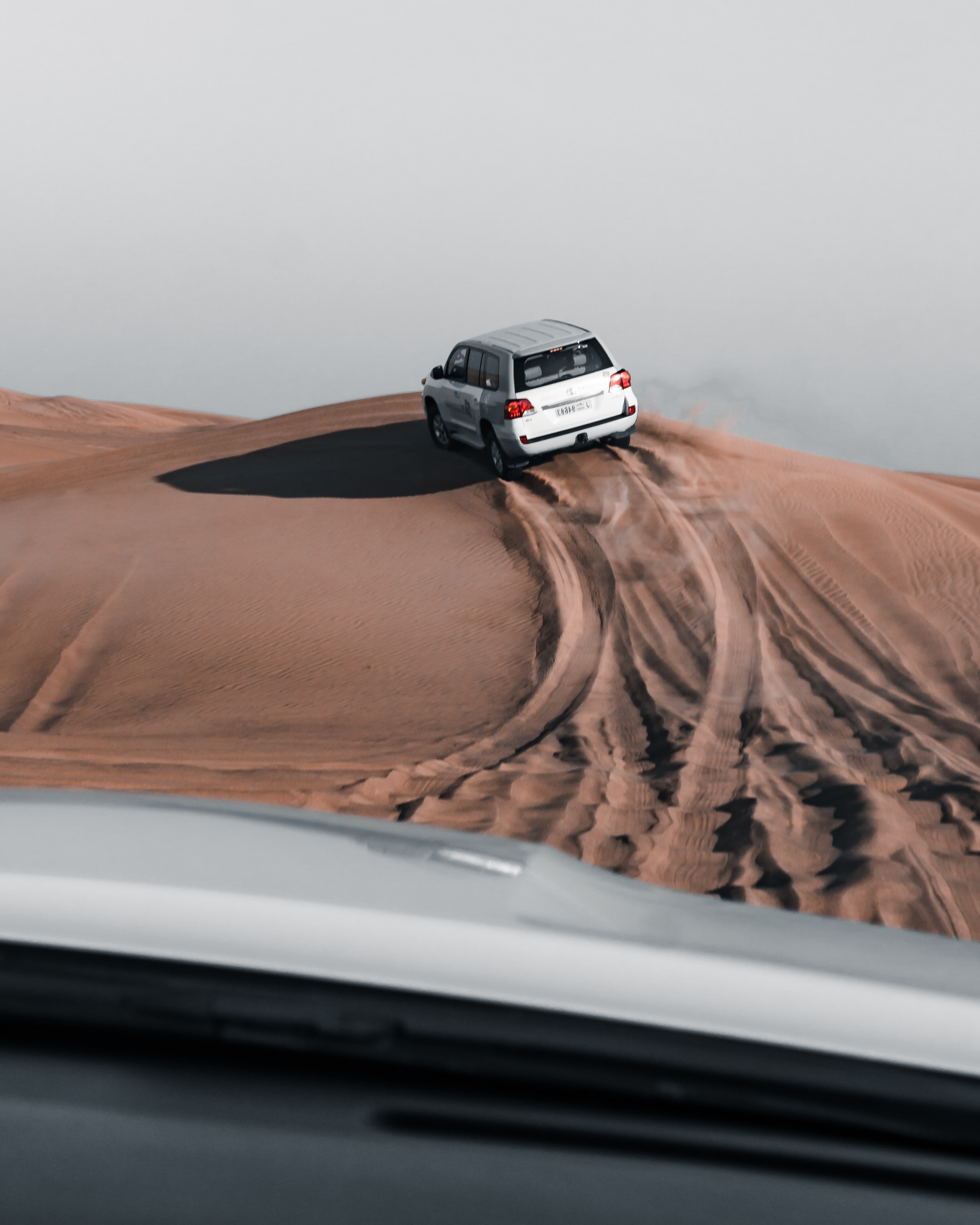 Download mobile wallpaper Track, Machine, Sand, Car, Trace, Desert, Cars for free.