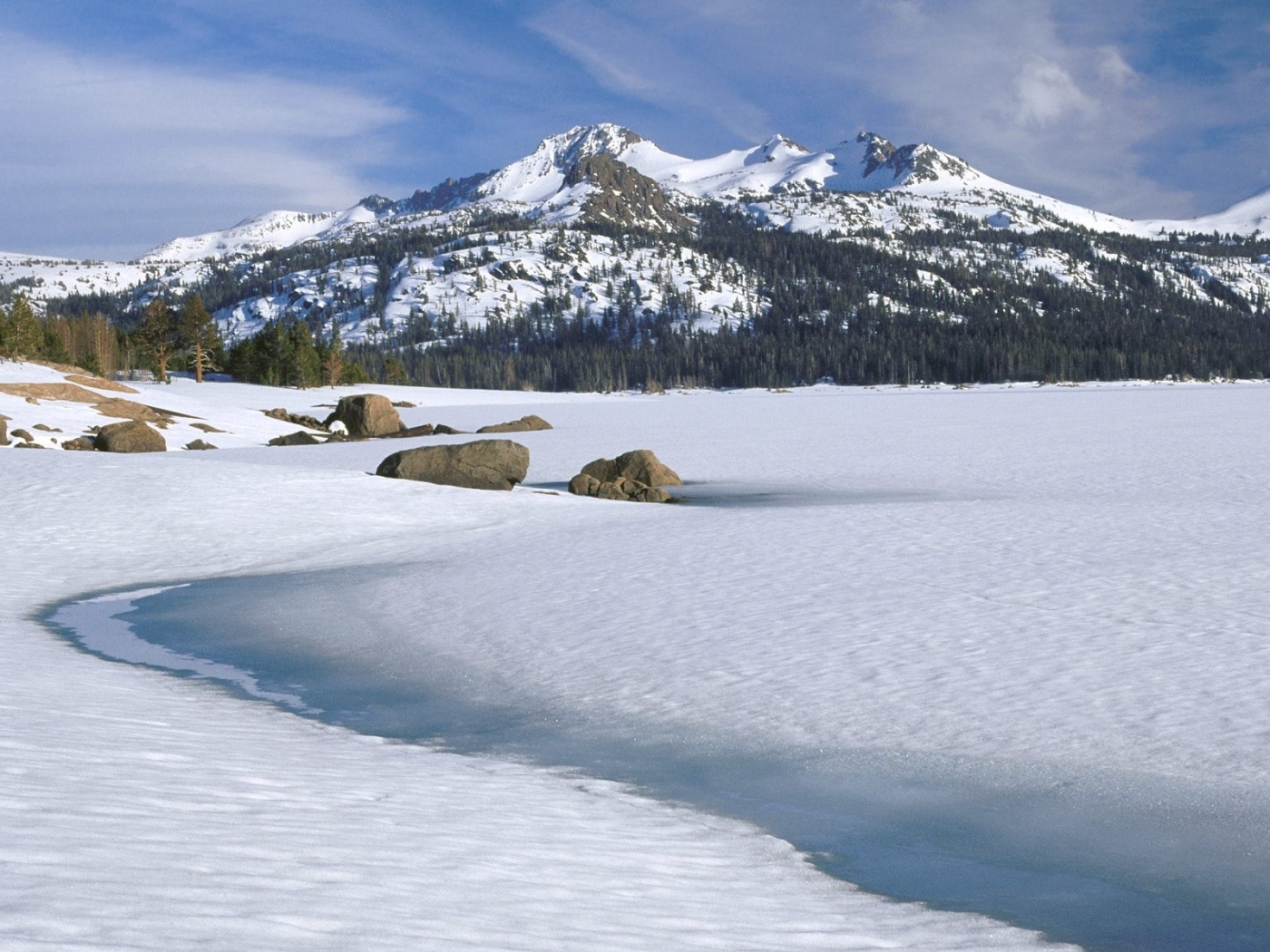 PCデスクトップに冬, 自然, 山脈, 雪, 風景画像を無料でダウンロード
