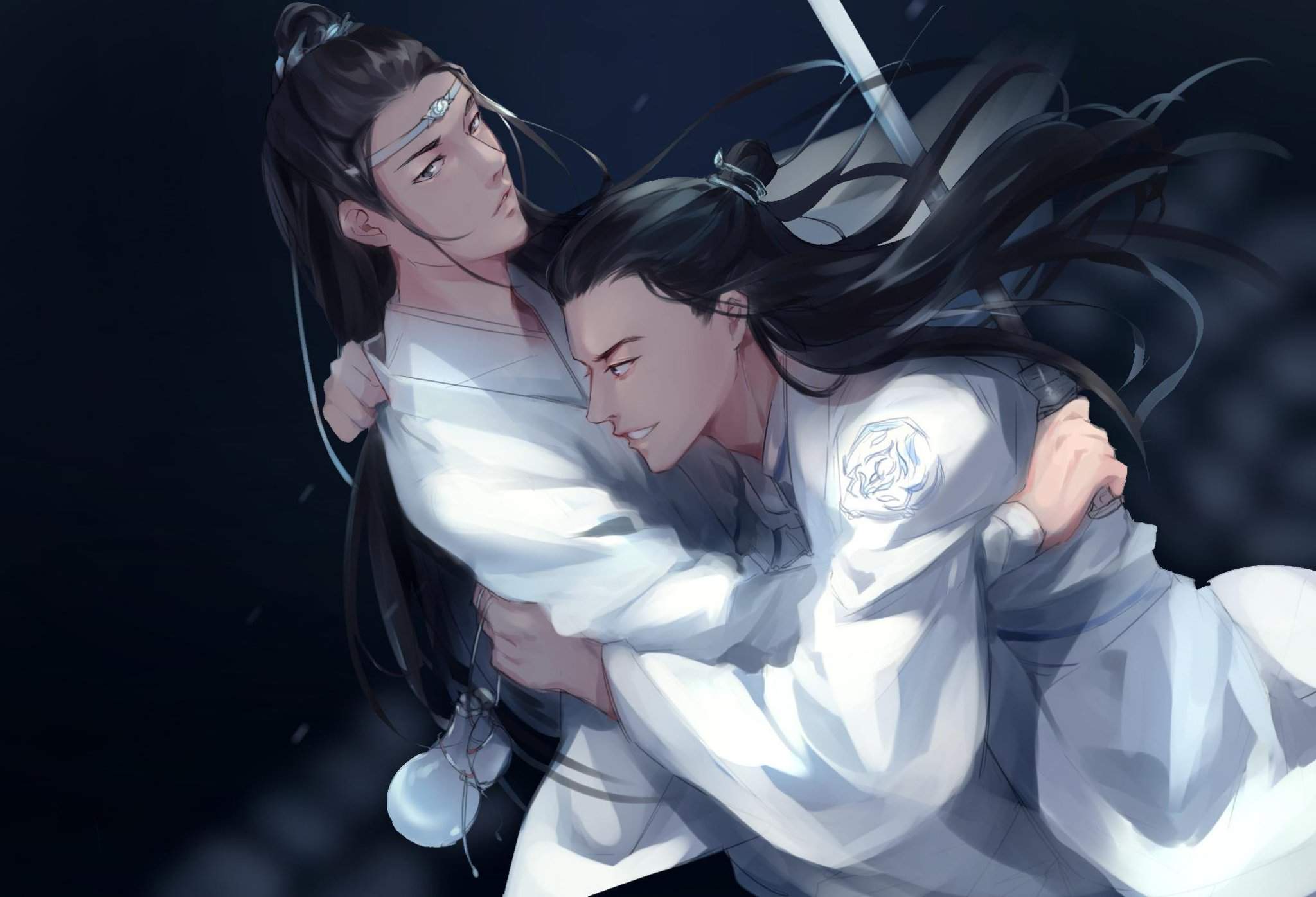 Download mobile wallpaper Anime, Lan Zhan, Wei Ying, Lan Wangji, Wei Wuxian, Mo Dao Zu Shi for free.