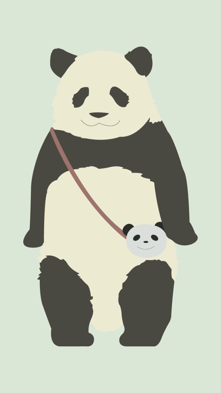 Melhores papéis de parede de Panda (Café Shirokuma) para tela do telefone