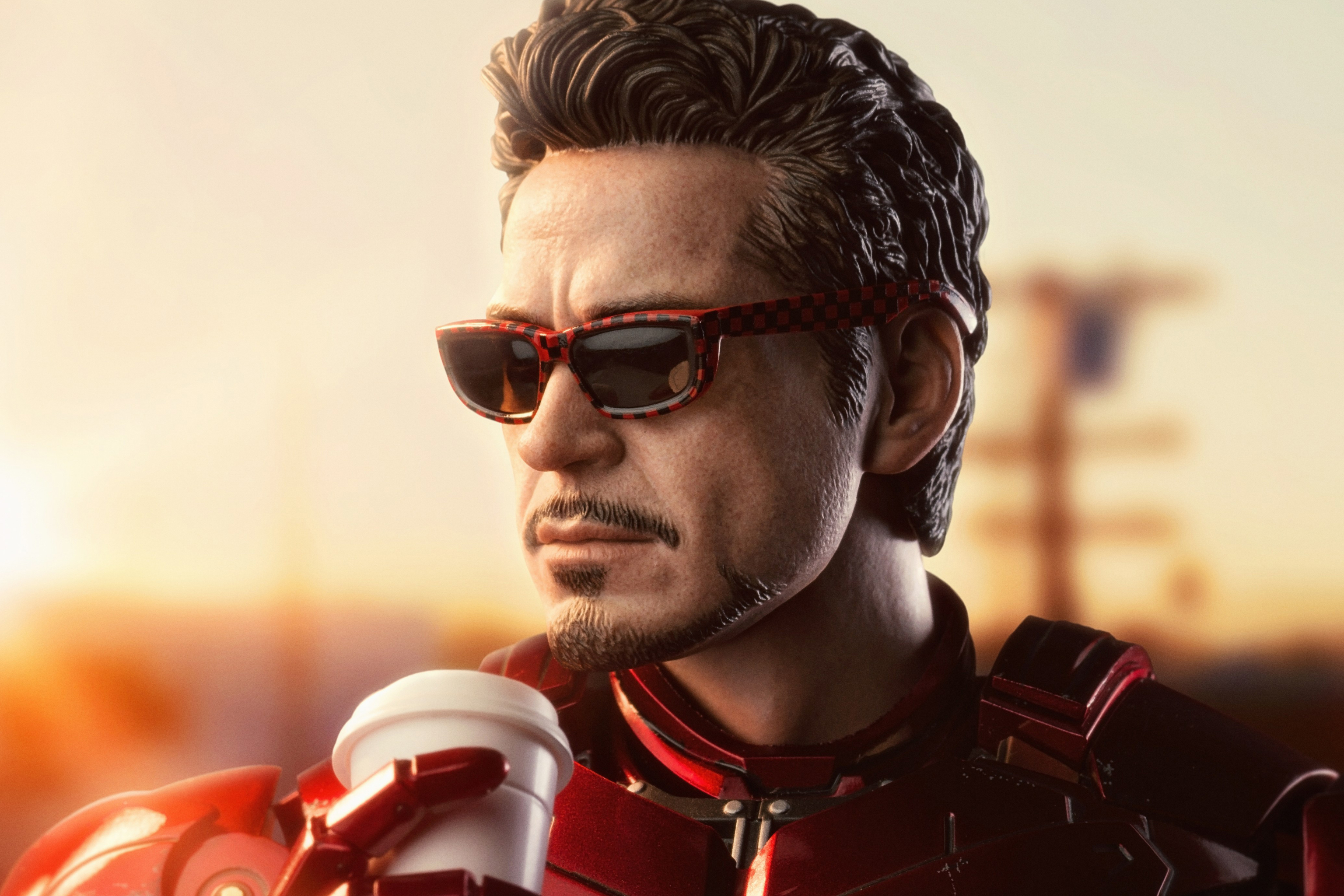 Free download wallpaper Iron Man, Robert Downey Jr, Toy, Figurine, Movie on your PC desktop