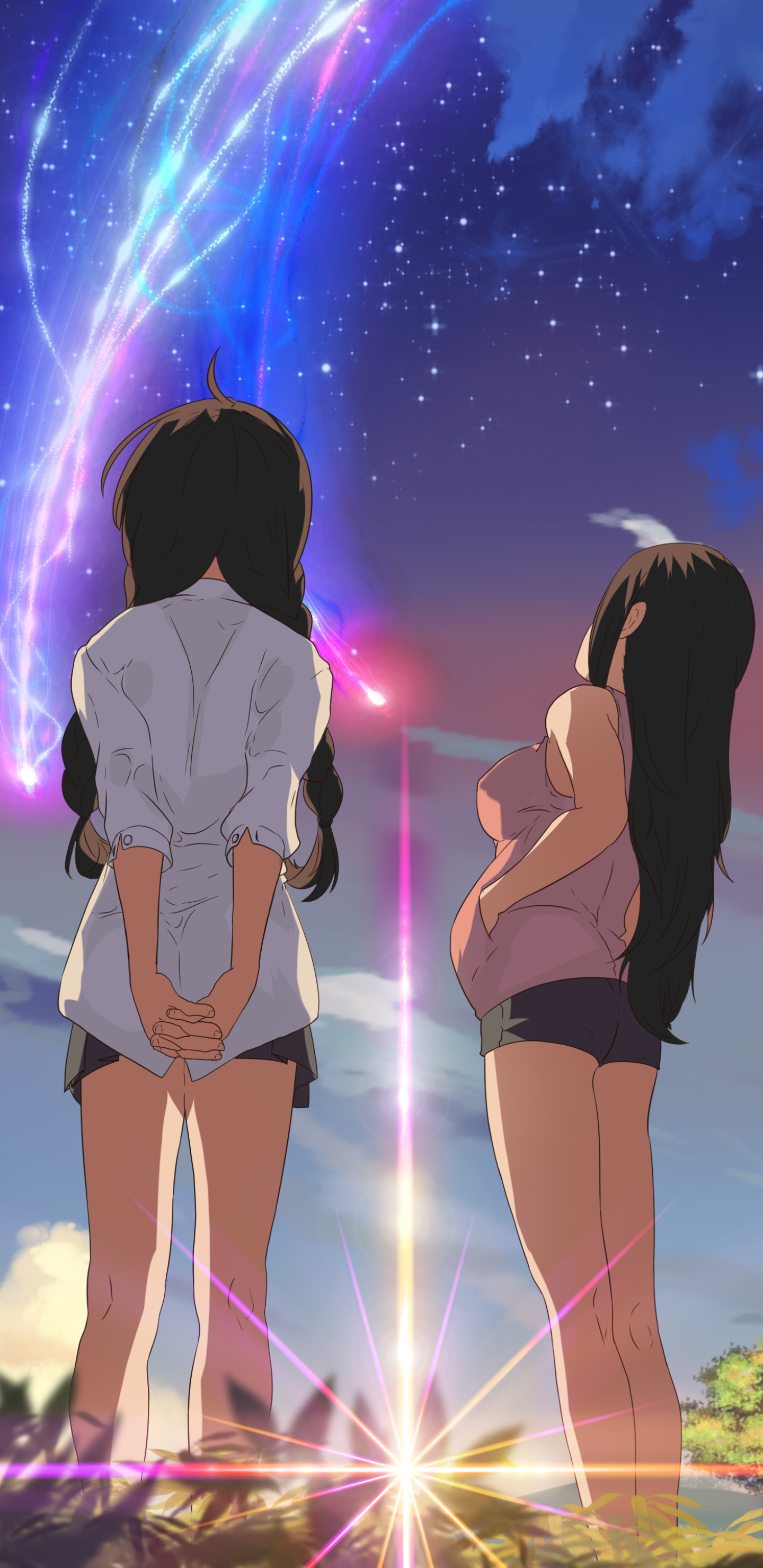 Download mobile wallpaper Anime, Shooting Star, Your Name for free.