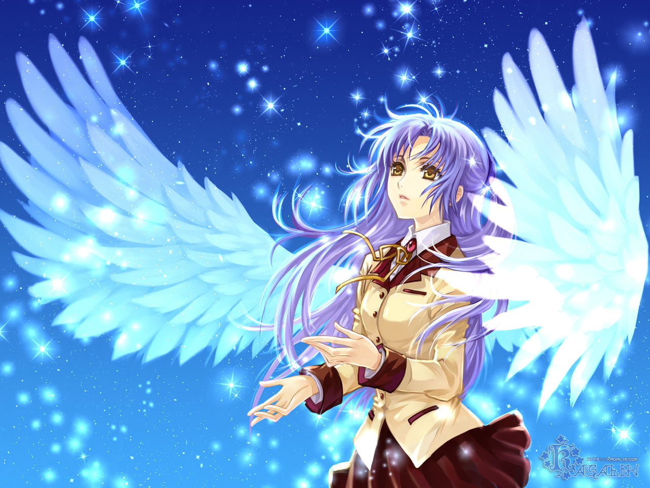 Free download wallpaper Anime, Angel Beats!, Kanade Tachibana on your PC desktop