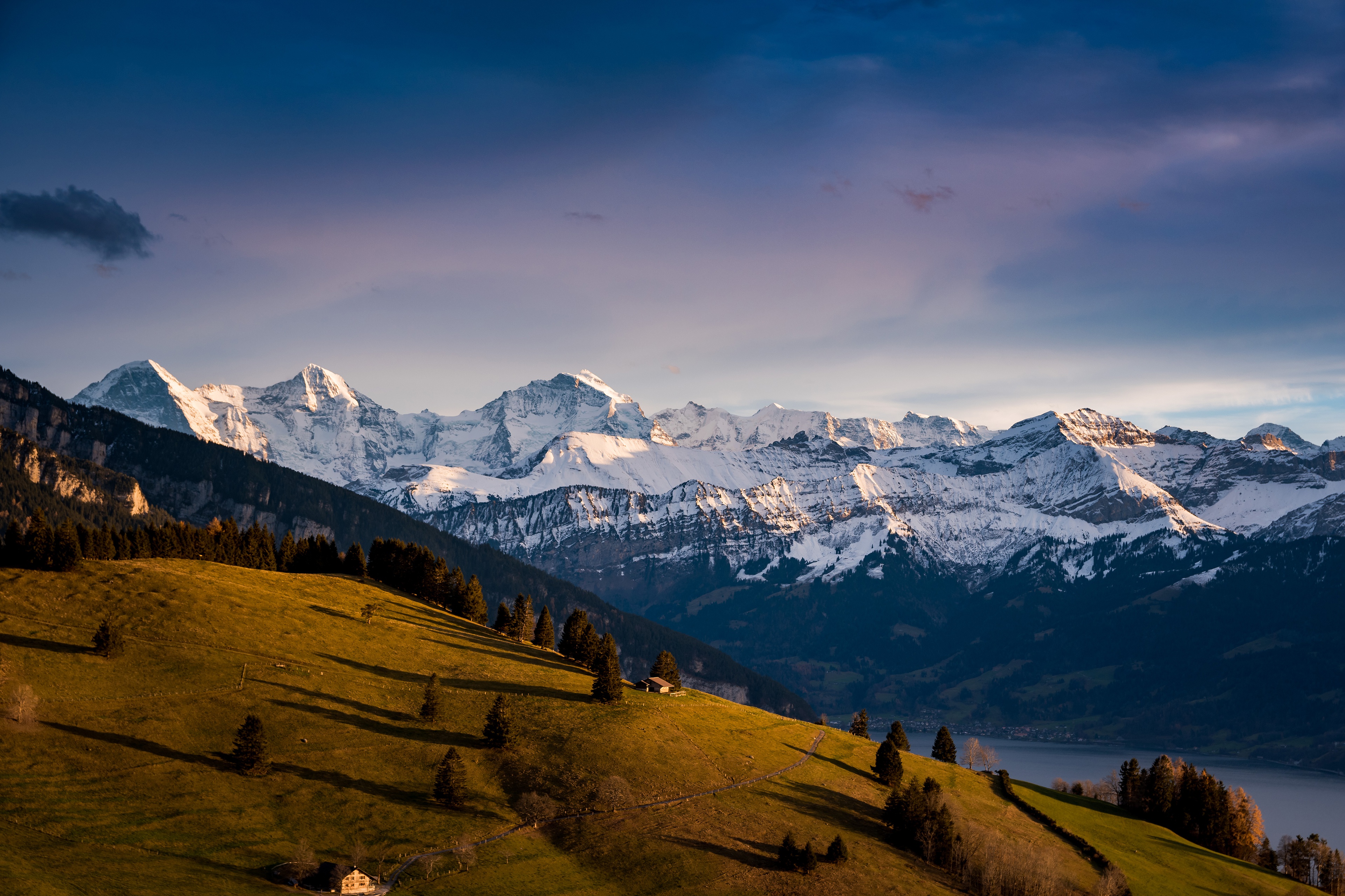 Free download wallpaper Mountains, Snow, Mountain, Alps, Photography, Cabin on your PC desktop