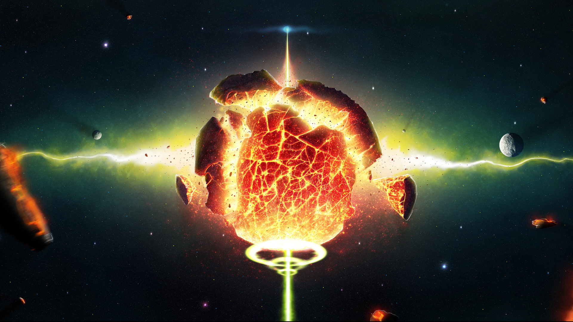Laden Sie das Explosion, Science Fiction-Bild kostenlos auf Ihren PC-Desktop herunter