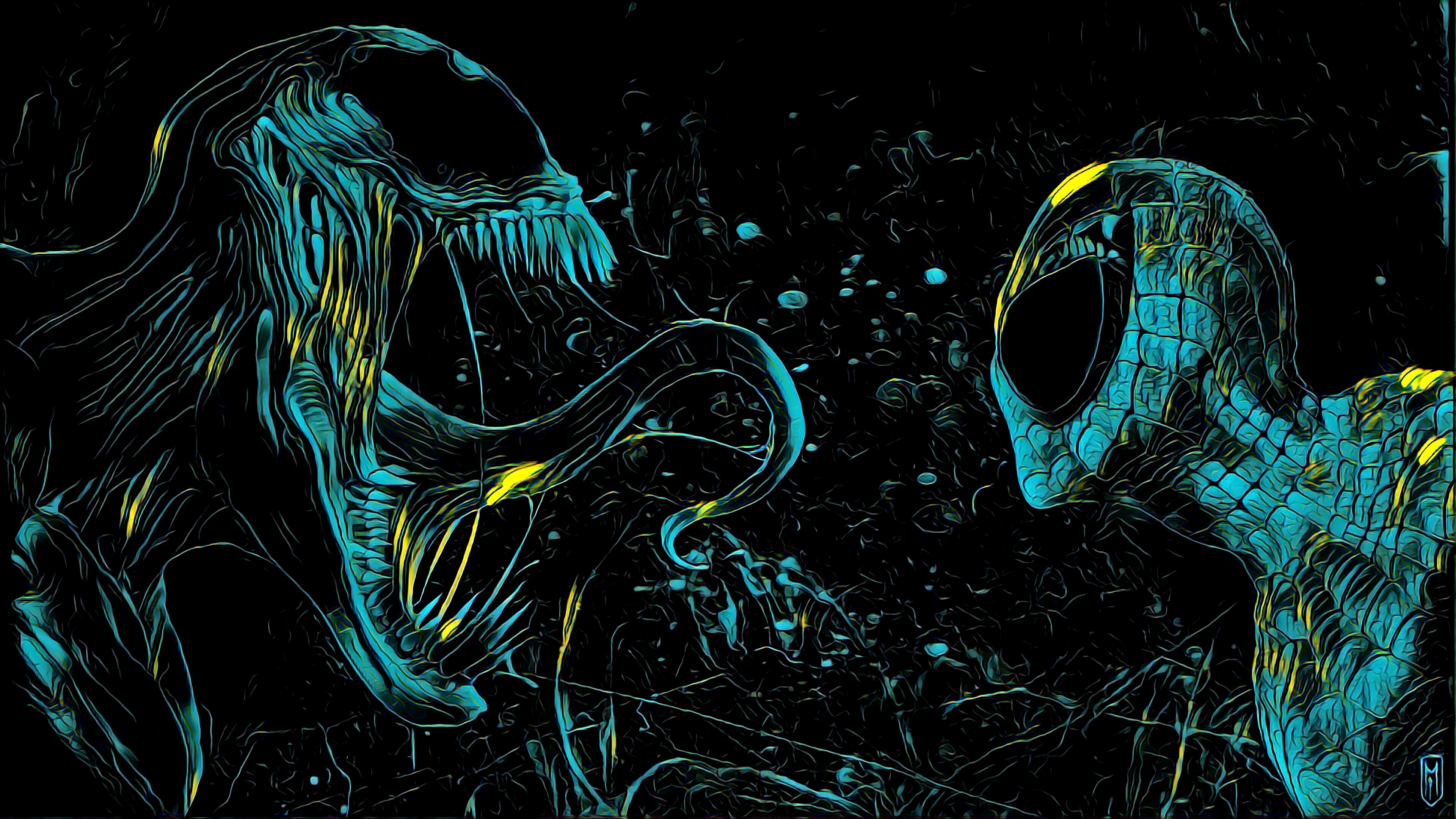 Download mobile wallpaper Spider Man, Venom, Video Game for free.