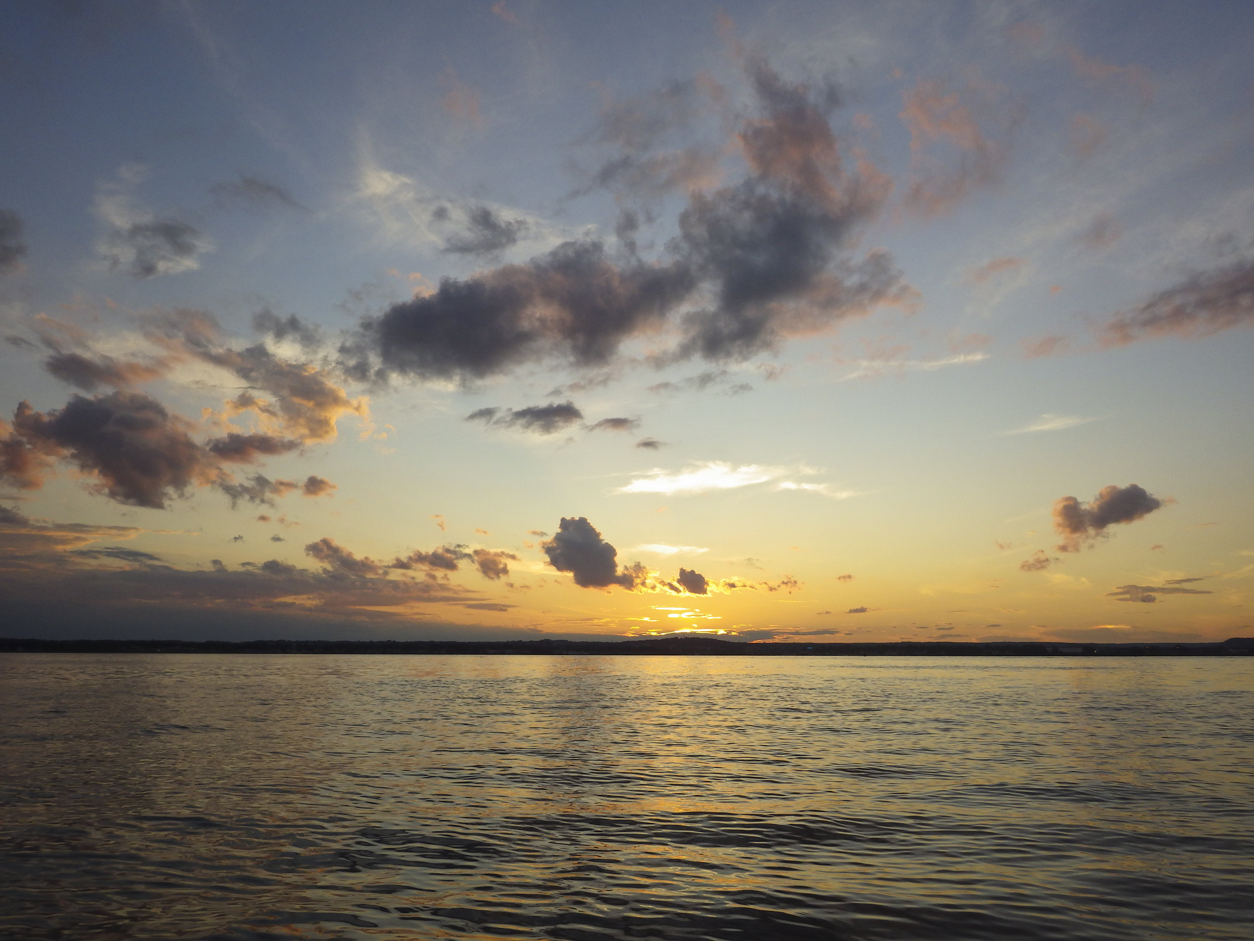PCデスクトップに地平線, 自然, 雲, 日没, スカイ, 海画像を無料でダウンロード