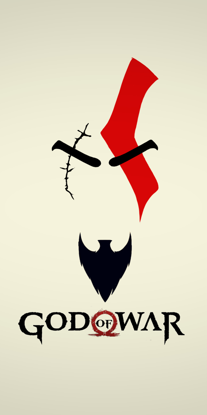 Download mobile wallpaper God Of War, Video Game, Minimalist for free.