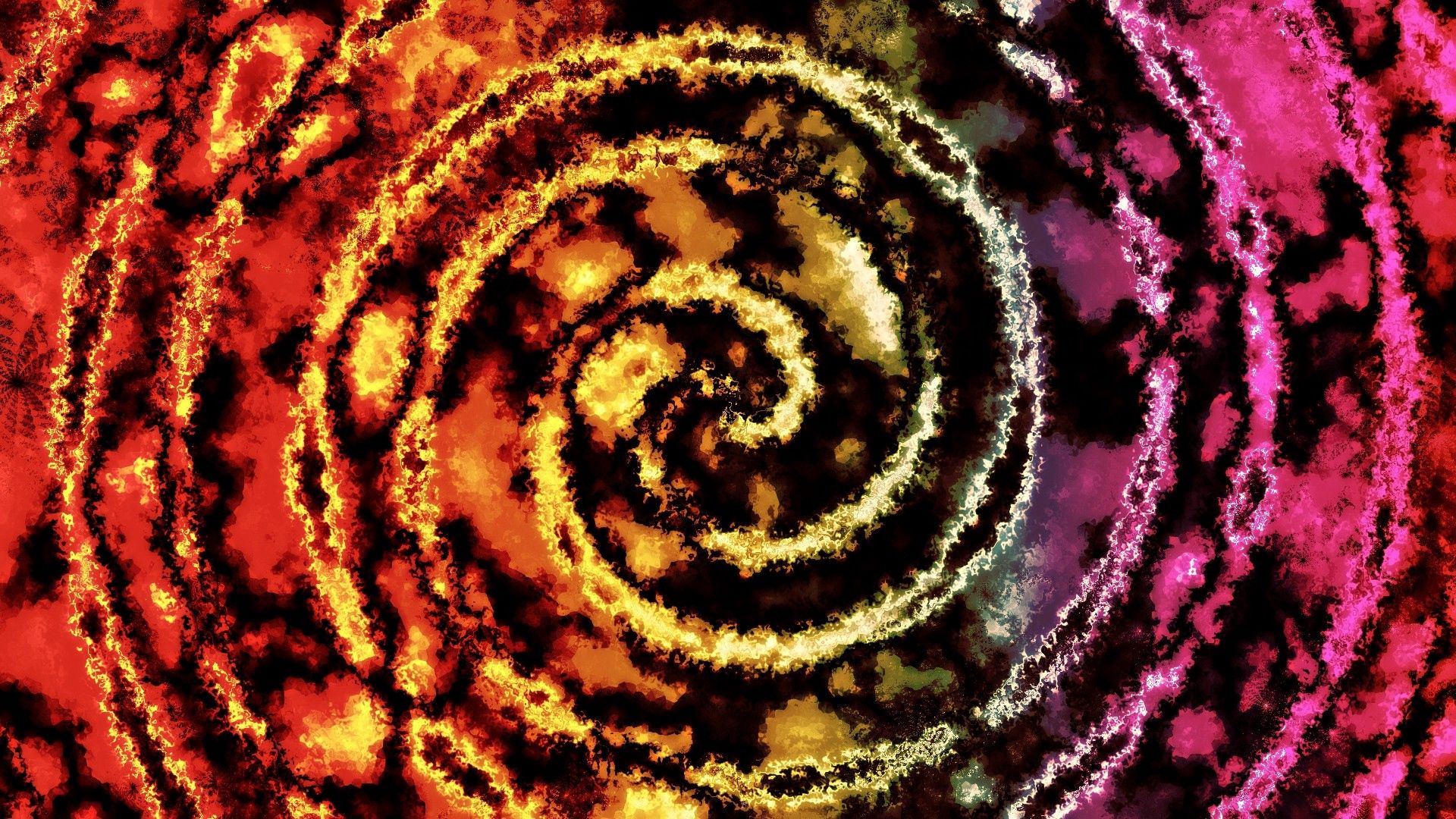 Free download wallpaper Spiral, Motley, Abstract, Multicolored, Lines, Rotation on your PC desktop