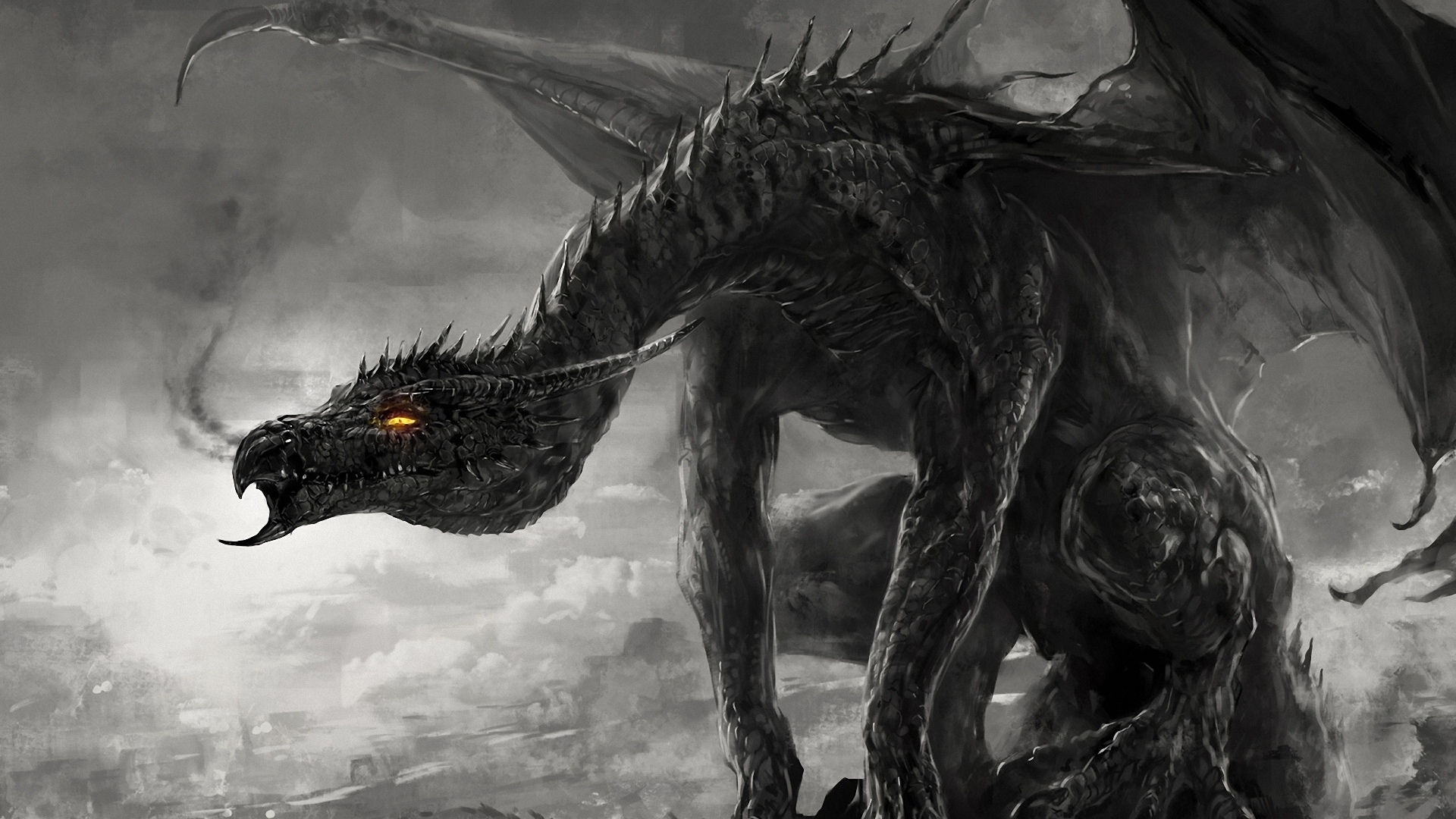 Download mobile wallpaper Fantasy, Dragon for free.