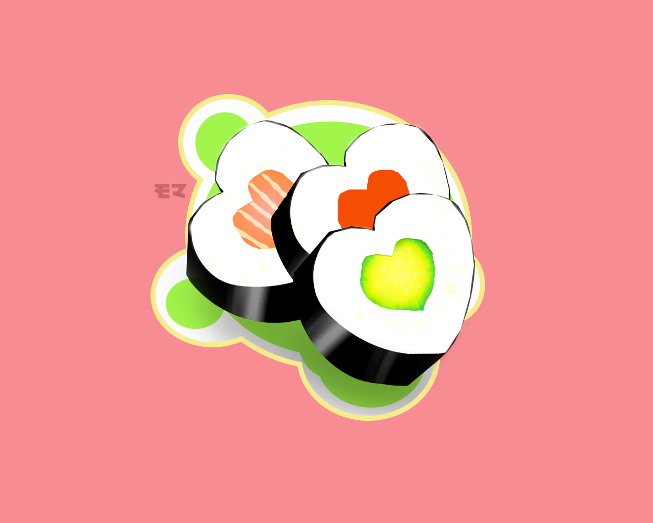 1513917 descargar imagen alimento, sushi, corazón: fondos de pantalla y protectores de pantalla gratis