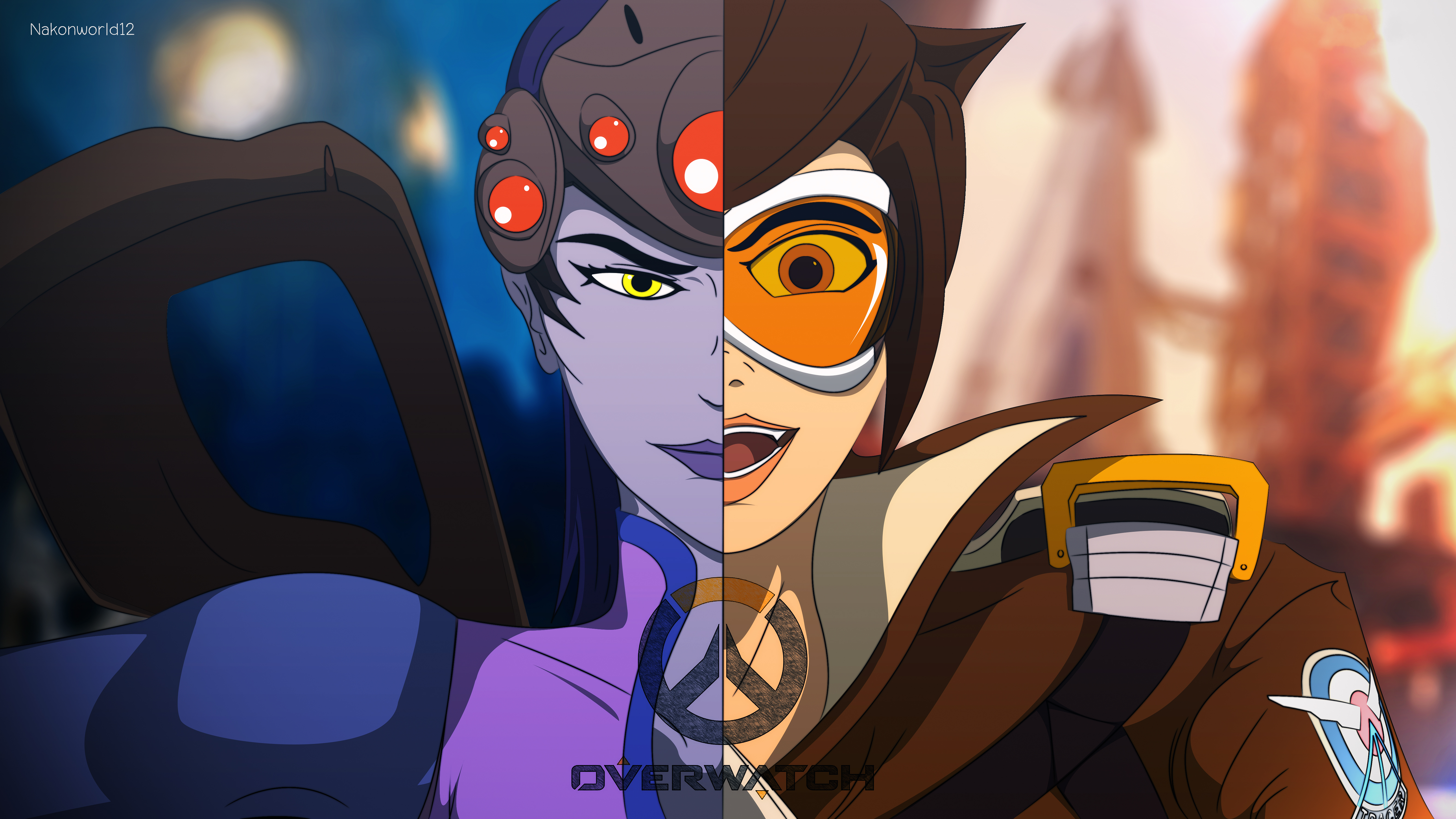 Download mobile wallpaper Overwatch, Video Game, Tracer (Overwatch), Widowmaker (Overwatch) for free.
