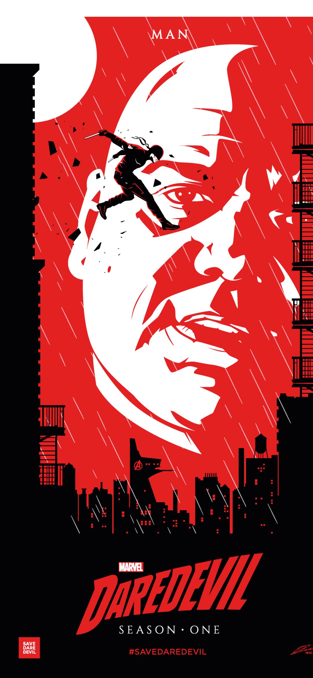 Download mobile wallpaper Tv Show, Daredevil for free.