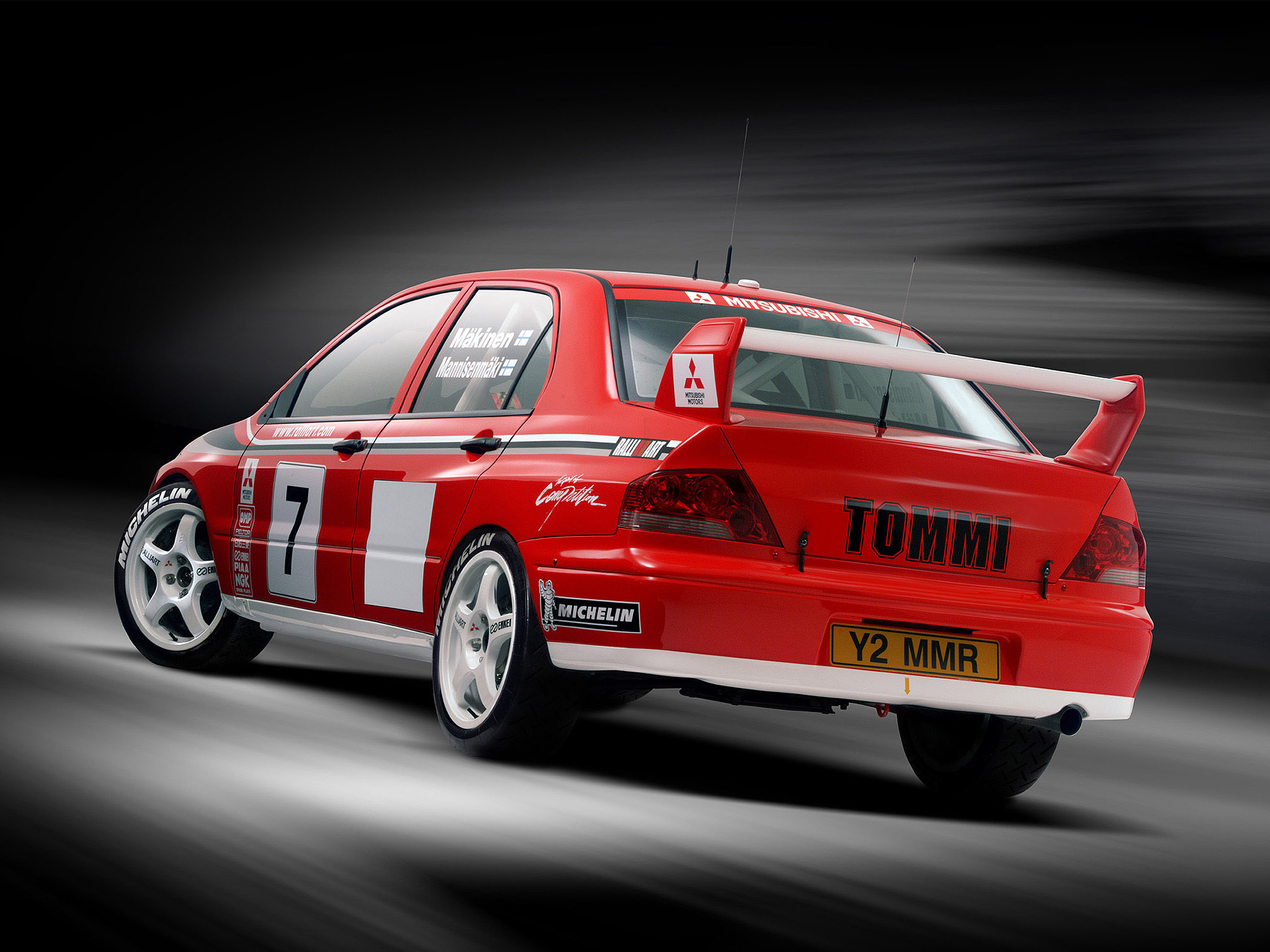 Download mobile wallpaper Mitsubishi, Car, Race Car, Vehicles, Mitsubishi Lancer Evolution Vii Wrc for free.