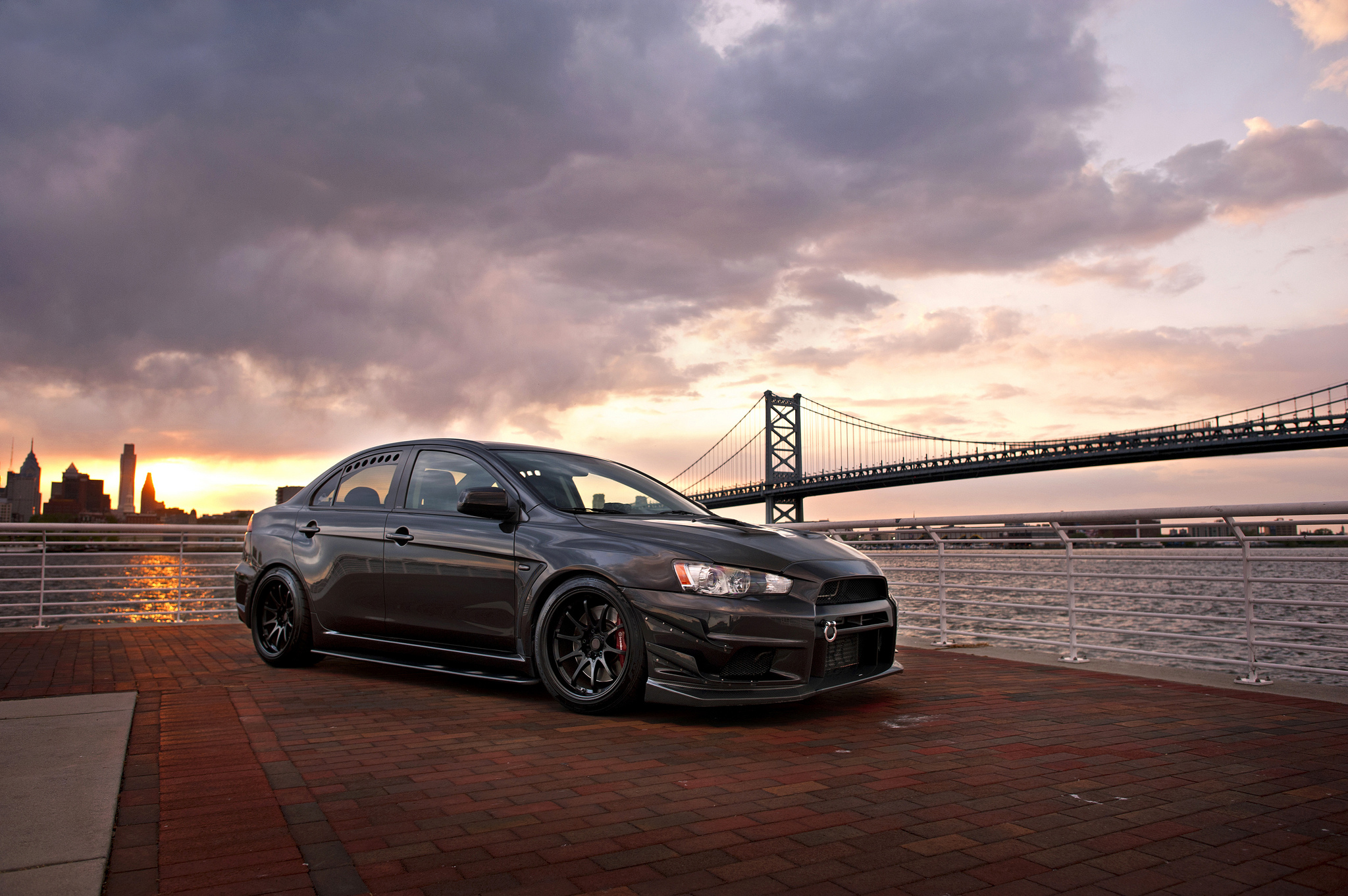 Download mobile wallpaper Mitsubishi, Vehicles, Tuned for free.