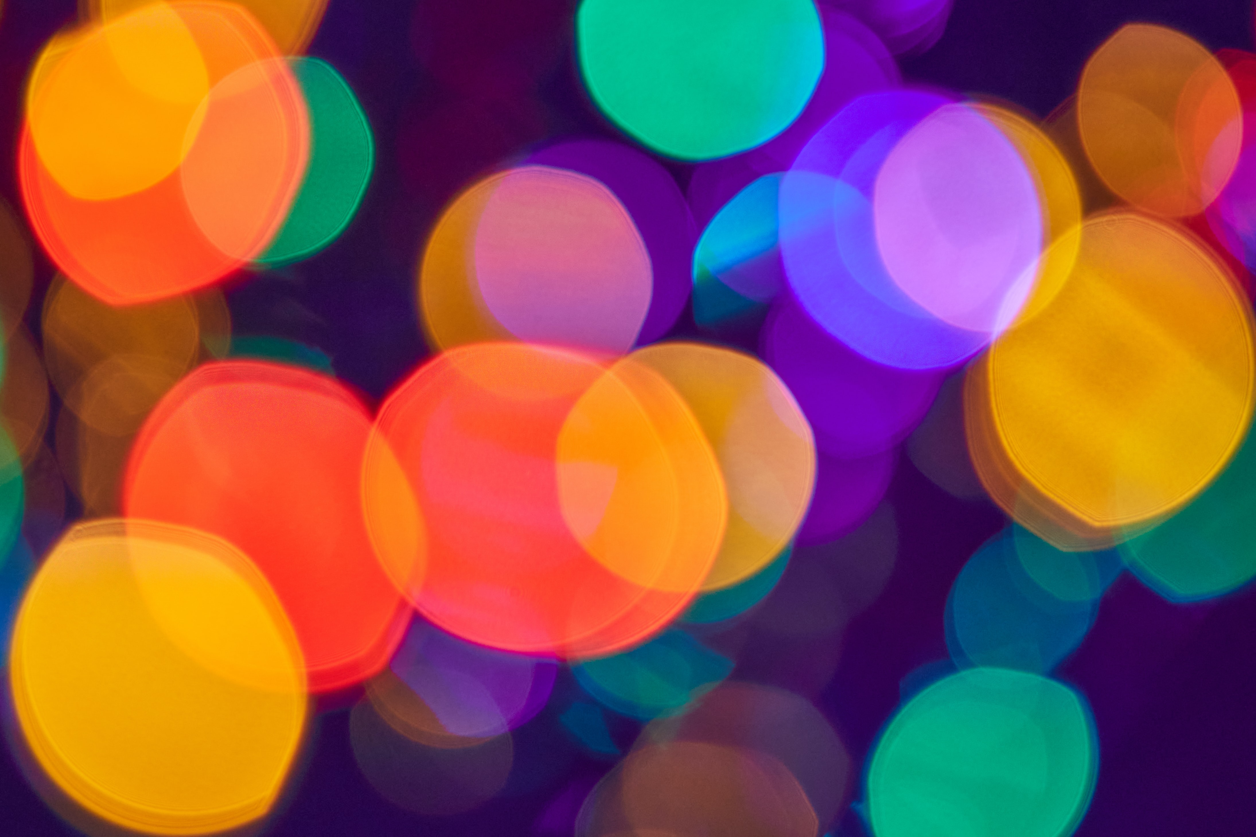 glare, abstract, circles, multicolored, motley, blur, smooth, stains, spots