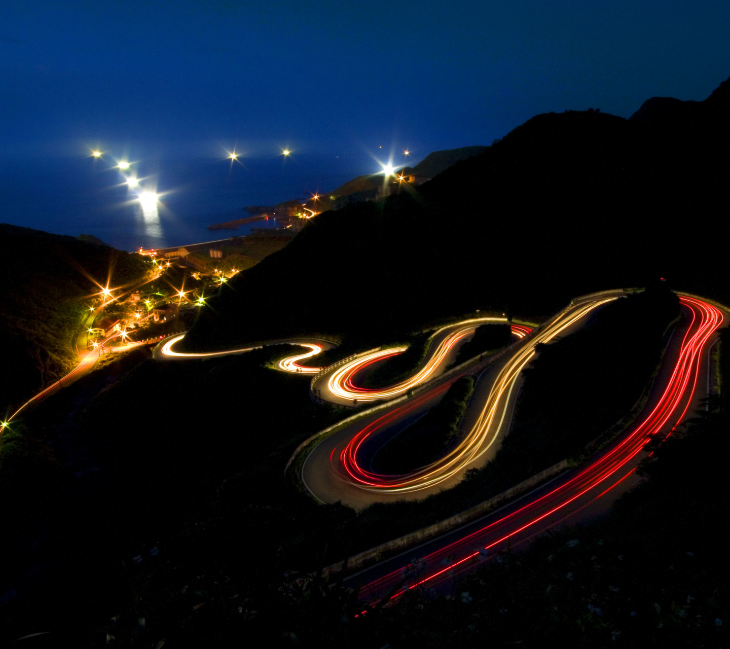 Download mobile wallpaper Light, Road, Car, Photography, Time Lapse for free.