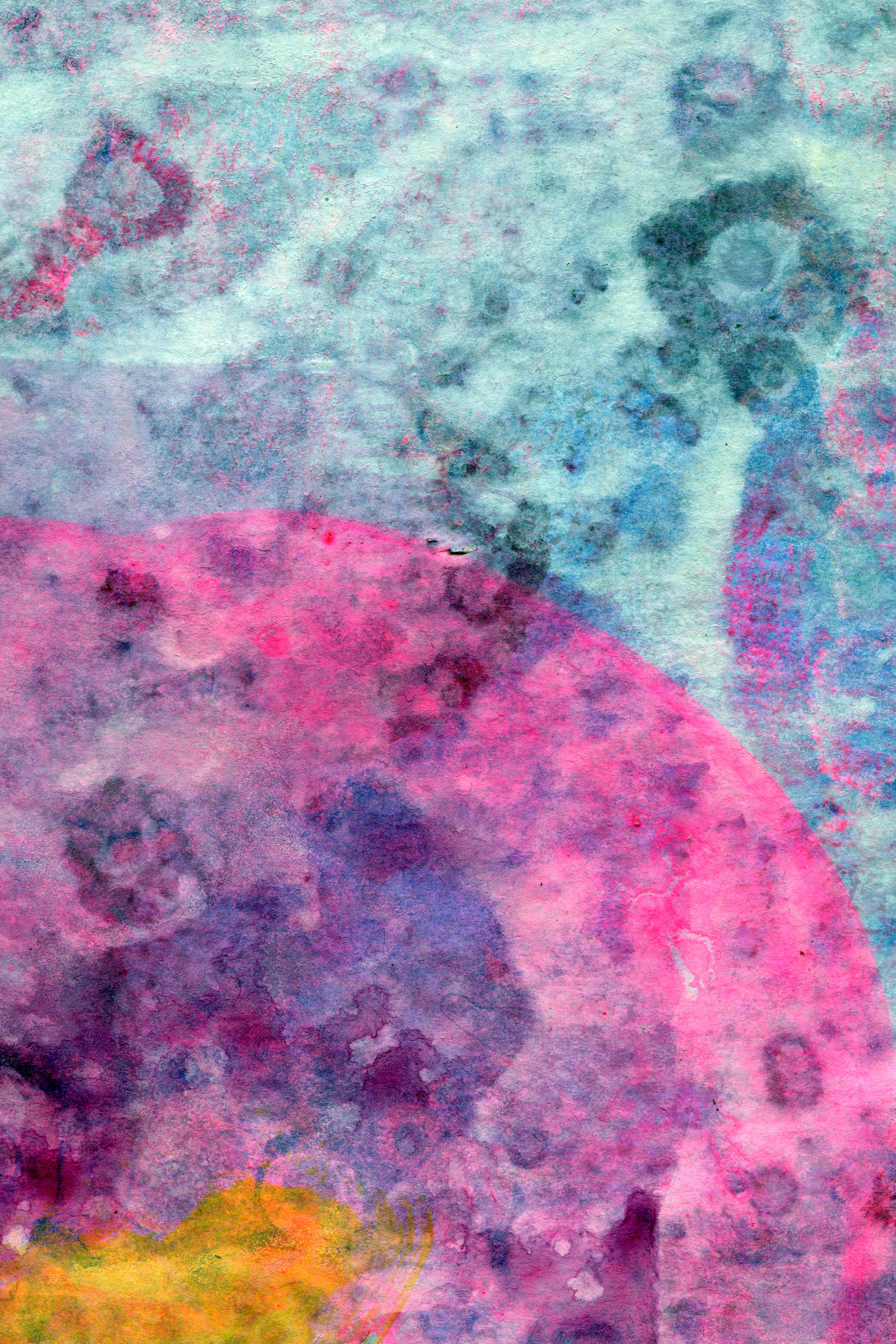 Download mobile wallpaper Motley, Stains, Spots, Divorces, Multicolored, Paint, Abstract for free.