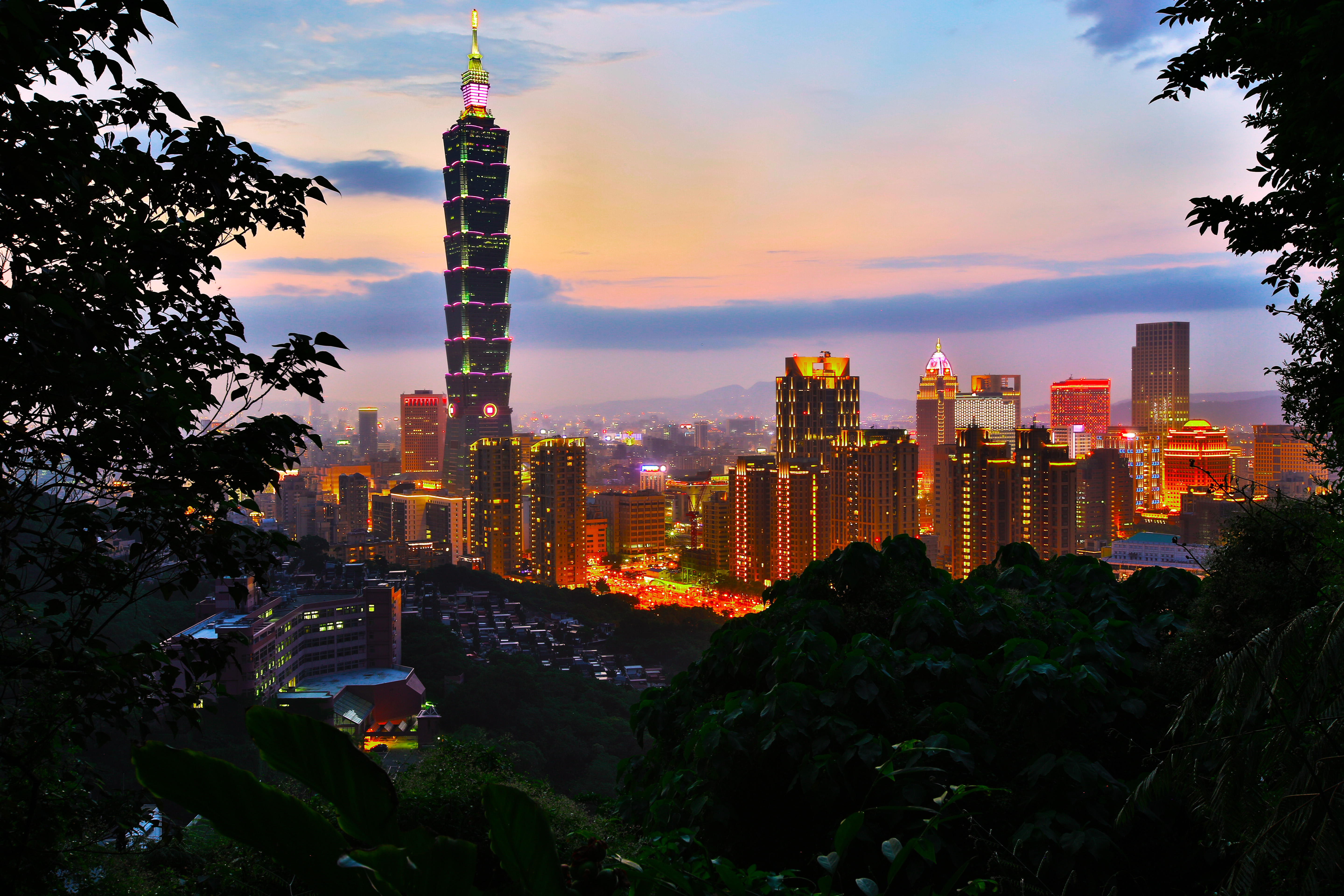 356922 скачать обои города, сделано человеком, тайбэй, мегаполис, горизонт, тайбэй 101, тайвань - заставки и картинки бесплатно