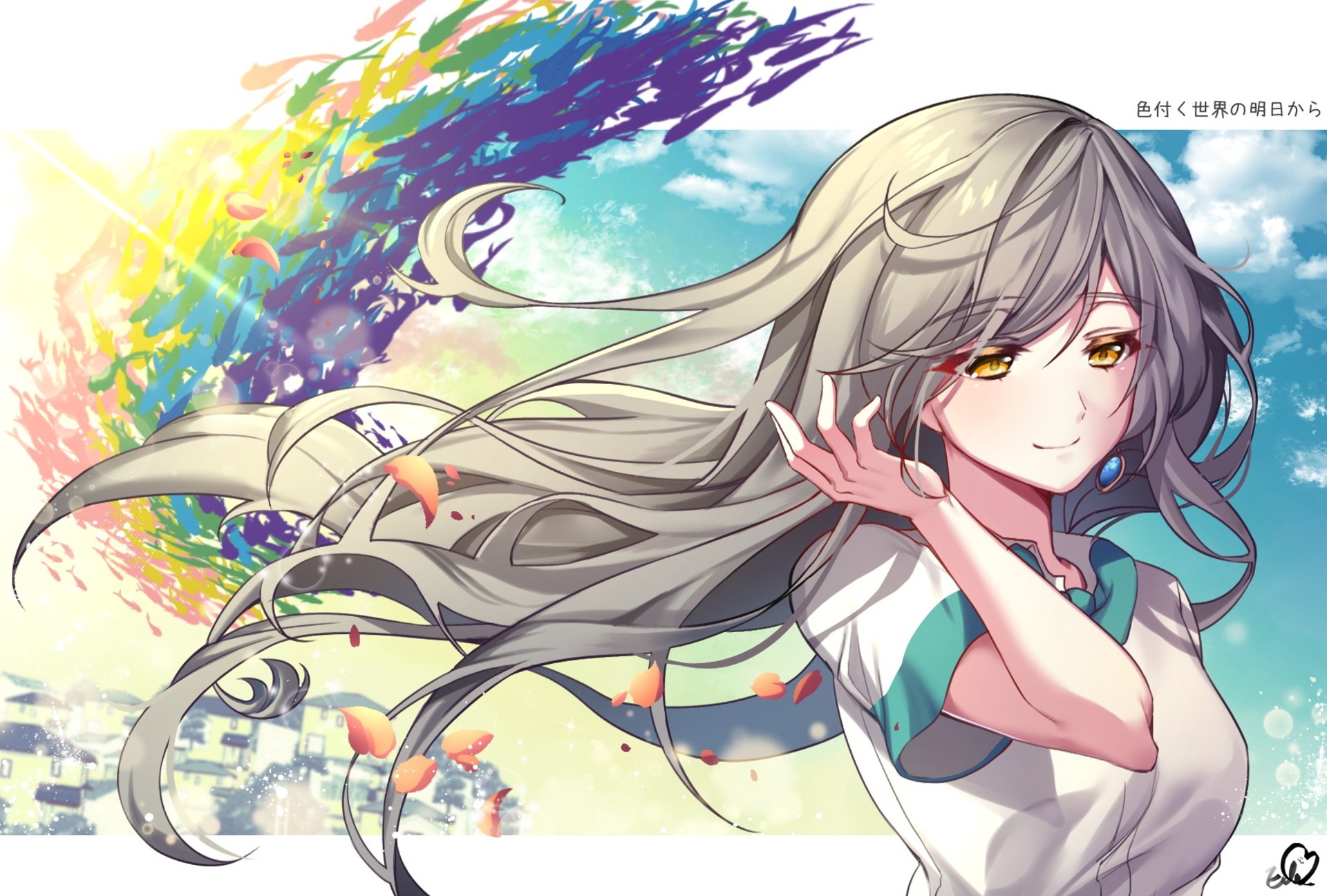 930365 Hintergrundbild herunterladen animes, iroduku: die welt in farben, hitomi tsukishiro - Bildschirmschoner und Bilder kostenlos