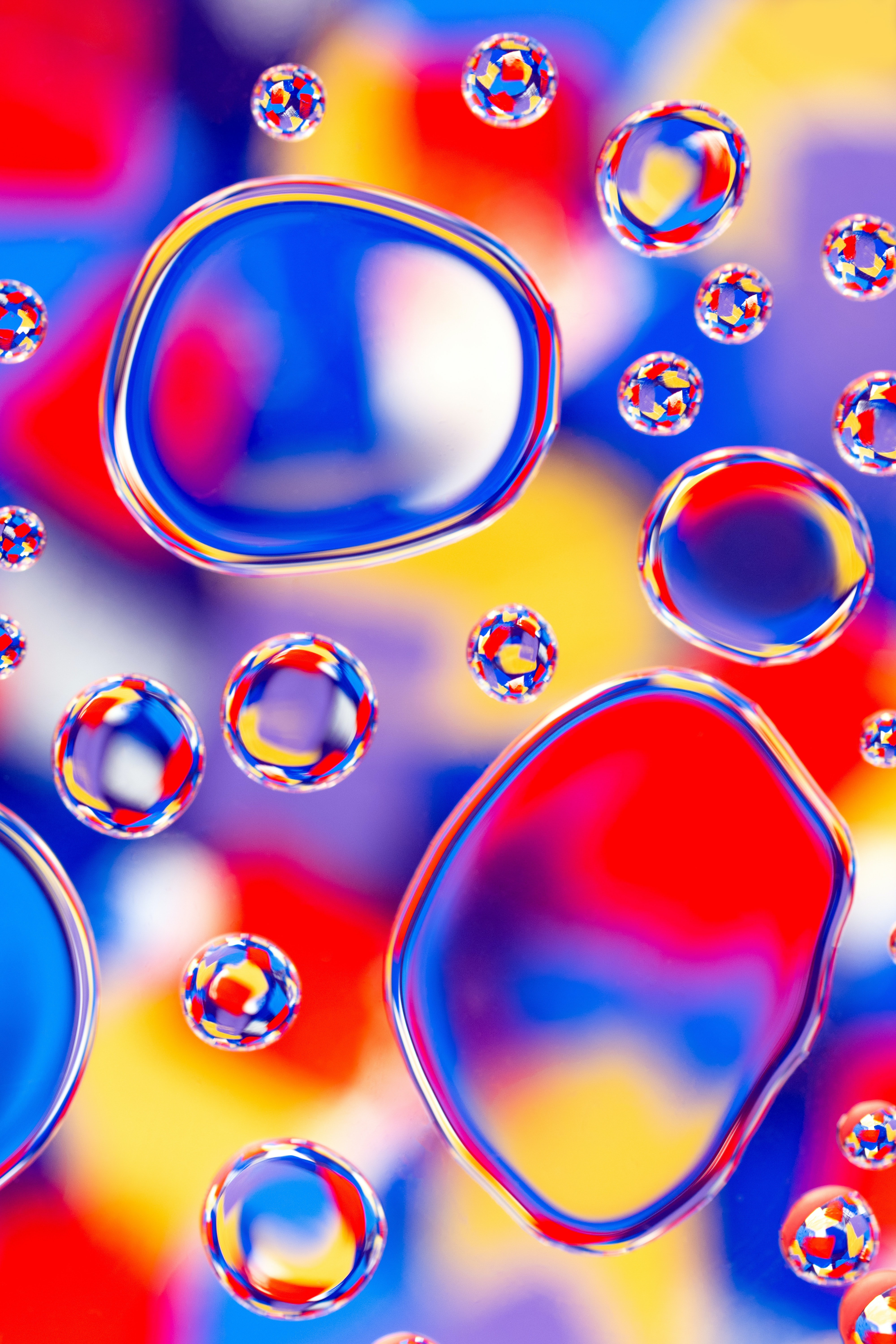 Baixar papel de parede para celular de Abstrato, Multicolorido, Motley, Embaçamento, Liso, Água, Bubbles gratuito.