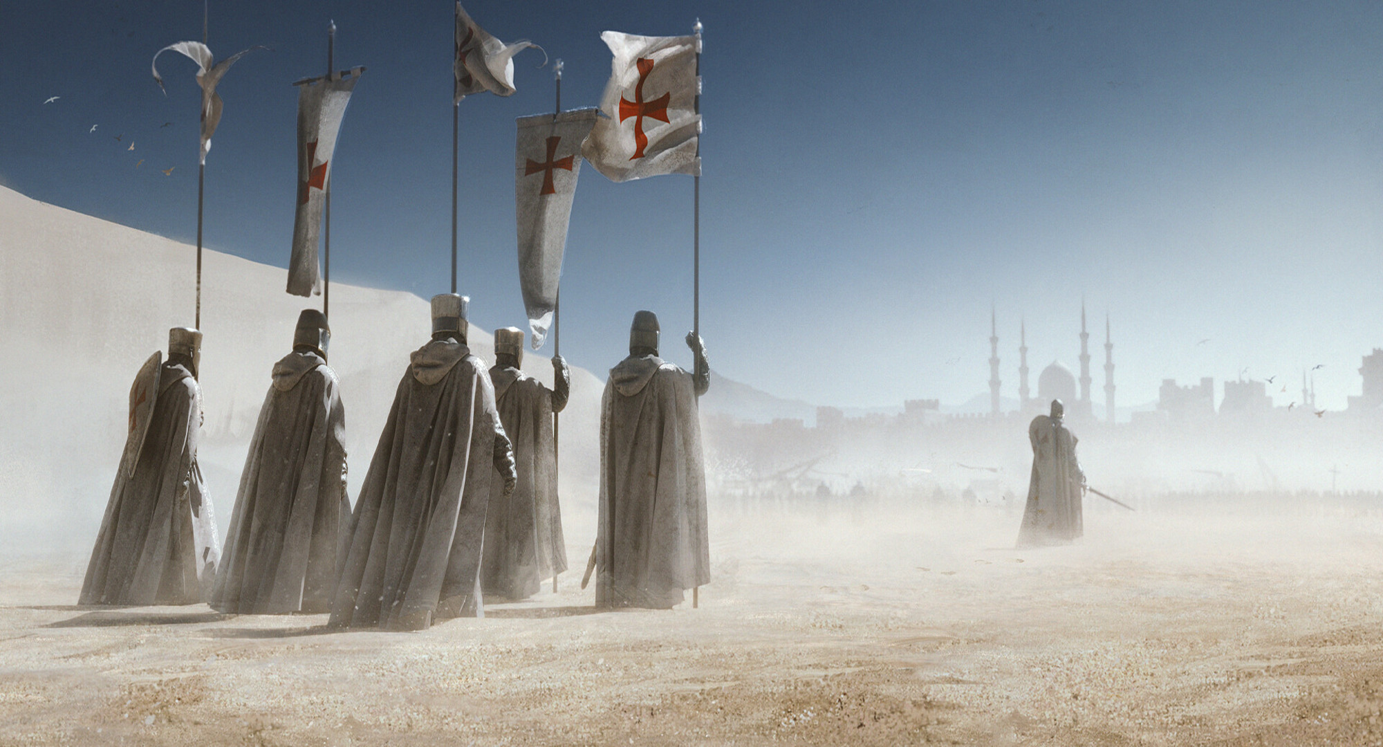 Free download wallpaper Fantasy, Knight, Templar on your PC desktop