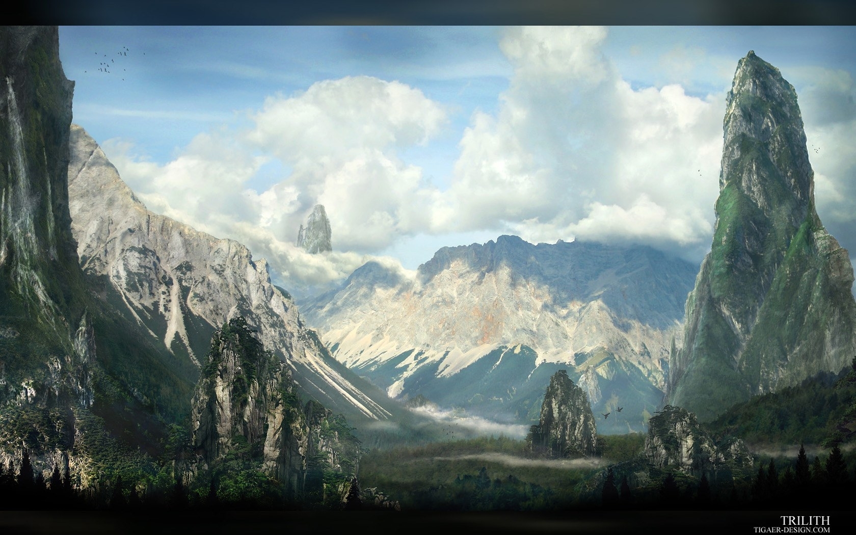 Handy-Wallpaper Mountains, Landschaft, Sky kostenlos herunterladen.