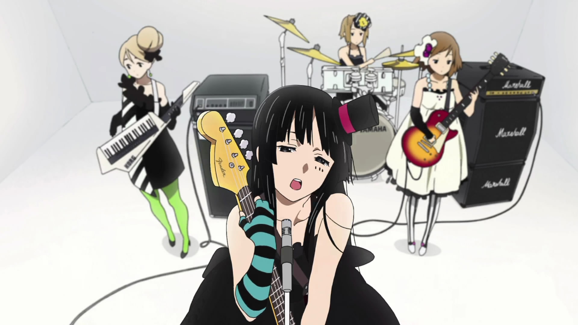 Handy-Wallpaper Animes, Mio Akiyama, K On!, Ritsu Tainaka, Tsumugi Kotobuki, Yui Hirasawa, Rockband kostenlos herunterladen.