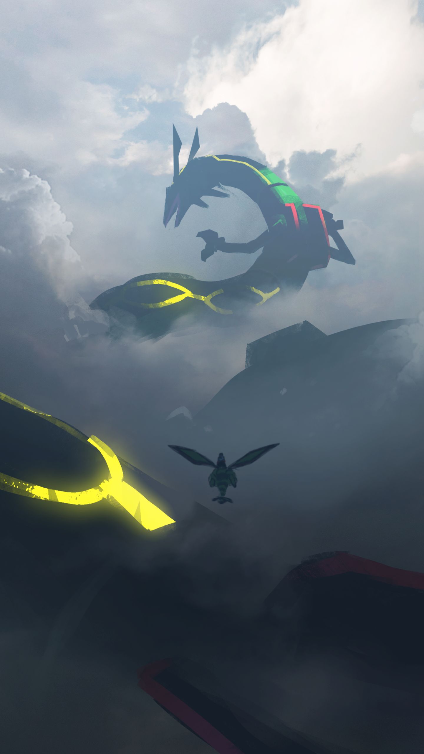 Laden Sie das Pokémon, Animes, Rayquaza (Pokémon)-Bild kostenlos auf Ihren PC-Desktop herunter