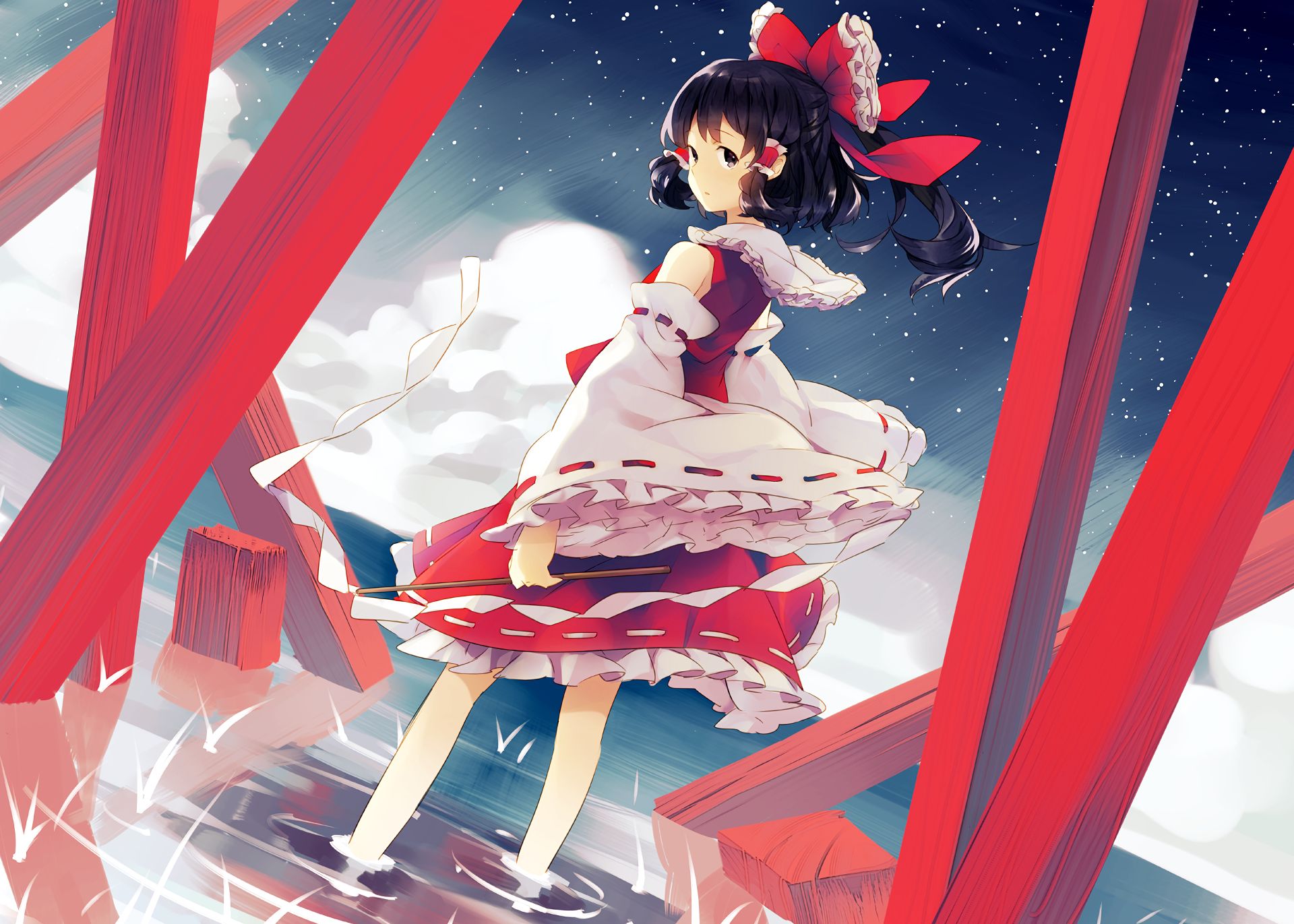 Baixar papel de parede para celular de Anime, Touhou, Reimu Hakurei gratuito.