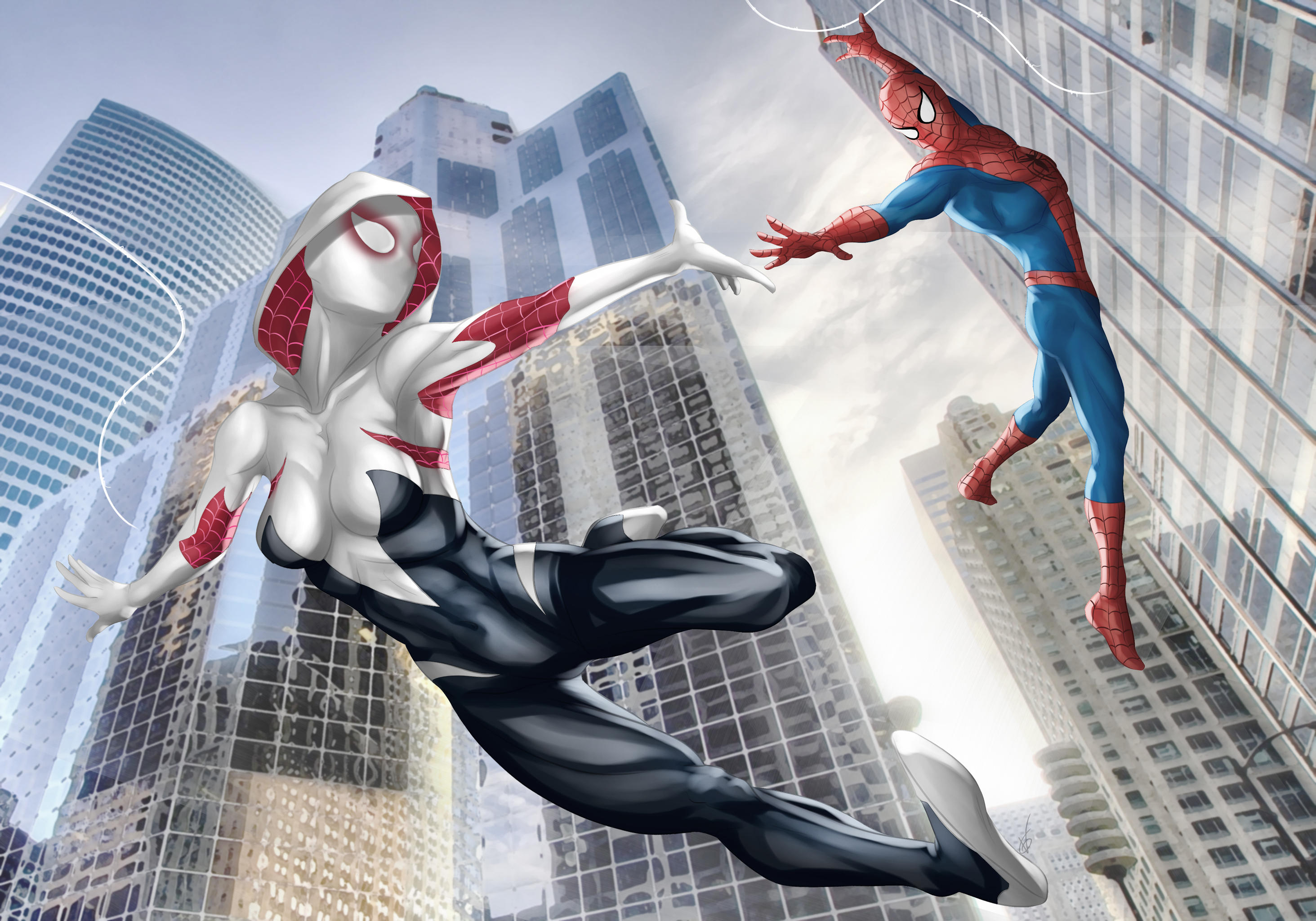Free download wallpaper Spider Man, Movie, Spider Gwen, Spider Man: Into The Spider Verse on your PC desktop