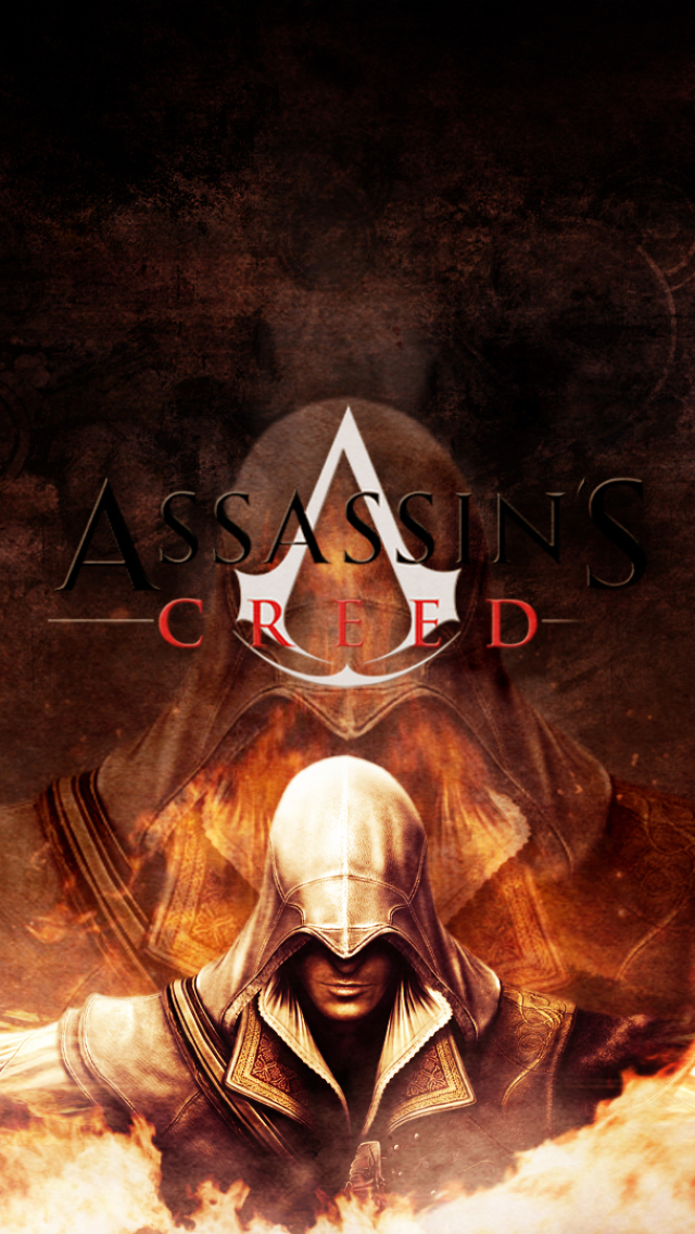 Handy-Wallpaper Feuer, Computerspiele, Assassin's Creed kostenlos herunterladen.