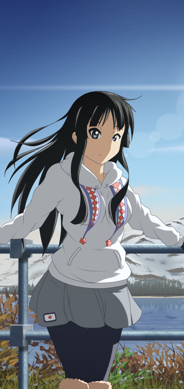 Handy-Wallpaper Animes, Mio Akiyama, K On! kostenlos herunterladen.