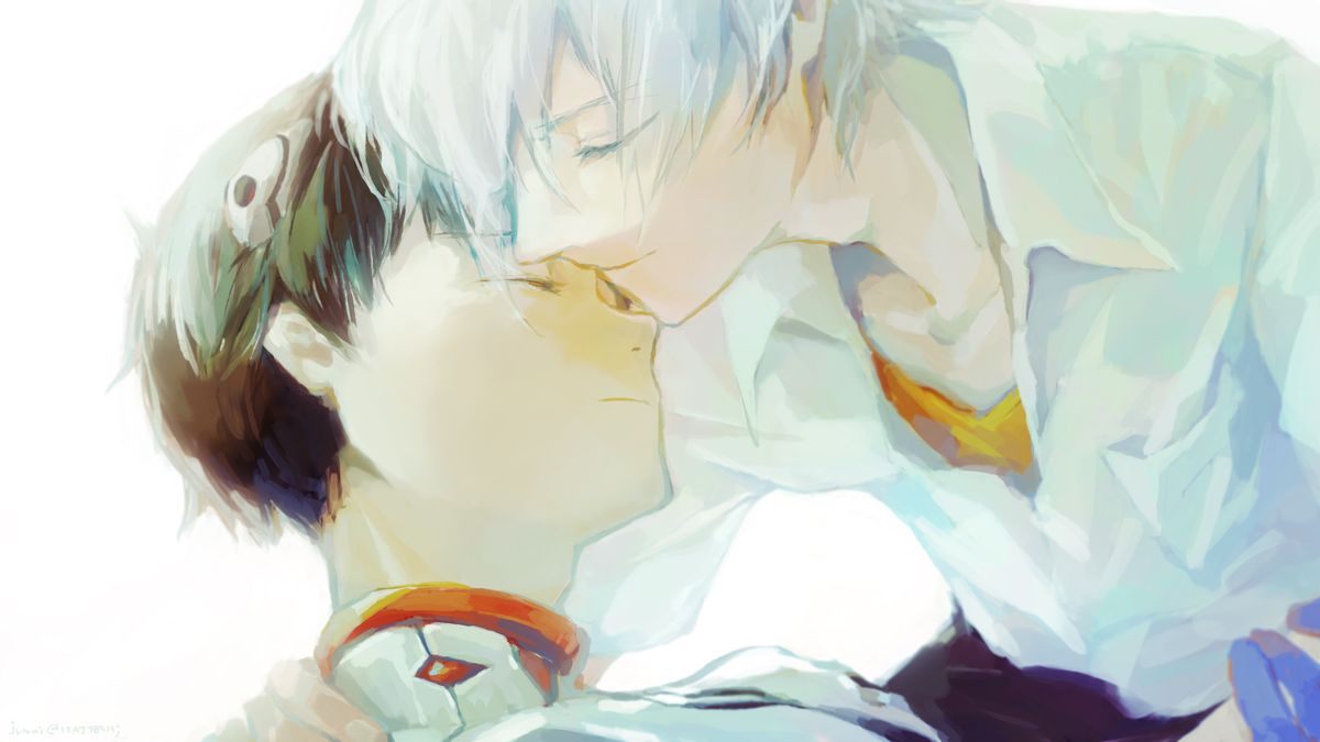 <b>kaworu</b> <b>nagisa</b>. anime. neon genesis evangelion. 