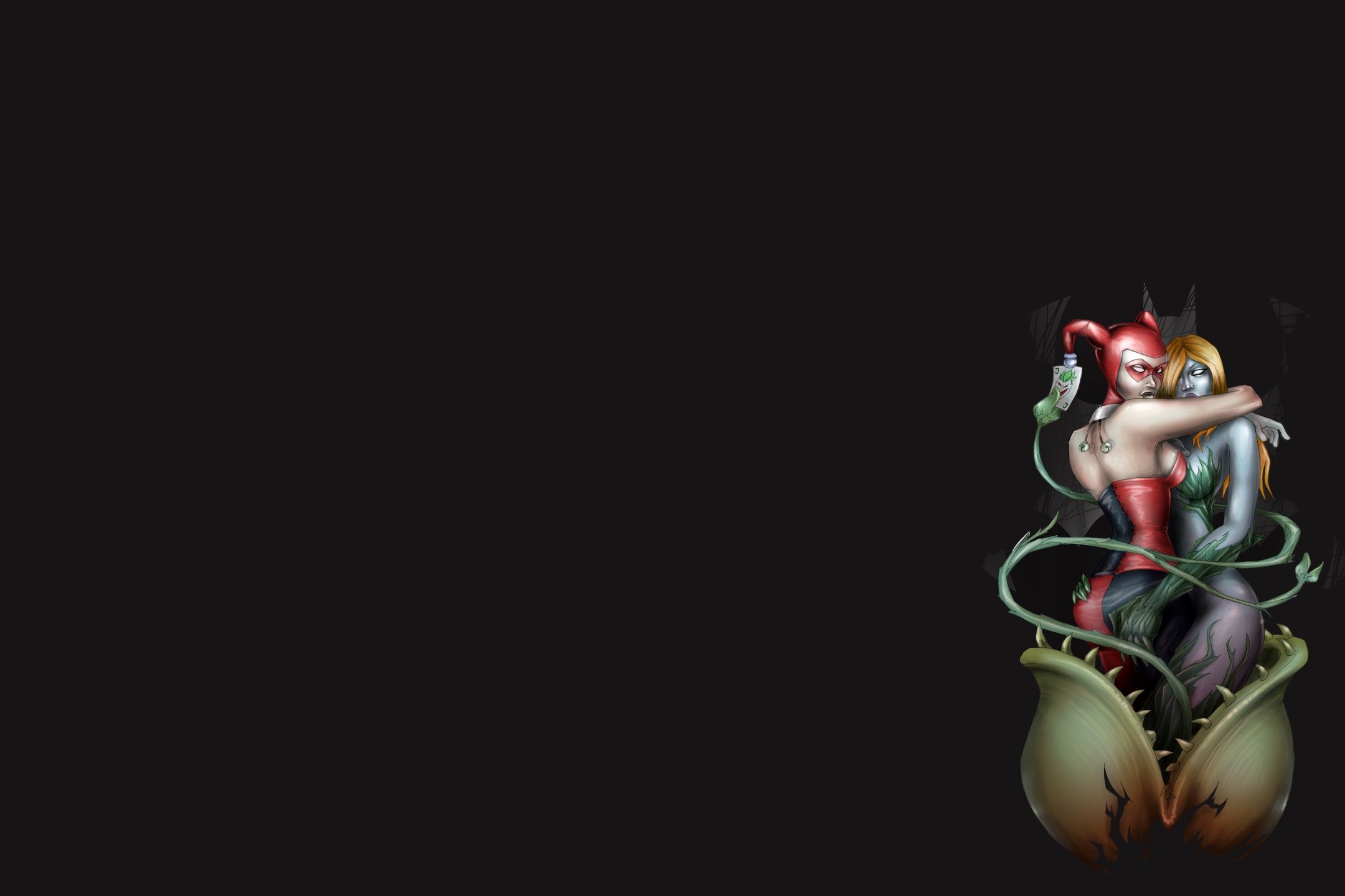 Téléchargez des papiers peints mobile Plante, Blond, Étreinte, Bande Dessinées, Harley Quinn, Bandes Dessinées Dc, L'empoisonneuse, Birds Of Prey Et La Fantabuleuse Histoire De Harley Quinn, Le Maillot De Corps, Sumac Vénéneux gratuitement.