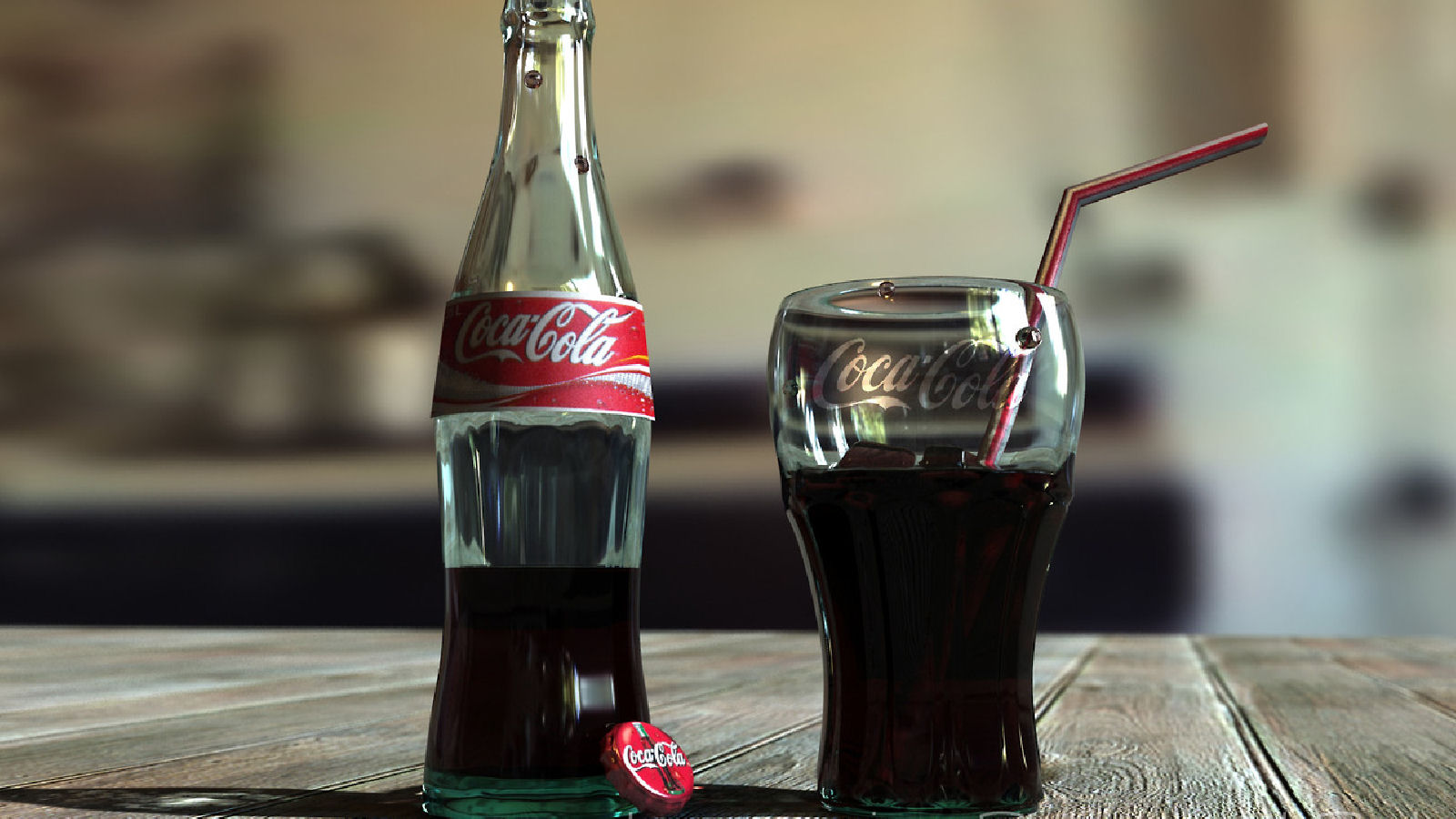 Скачать обои бесплатно Кока Кола, Продукты картинка на рабочий стол ПК