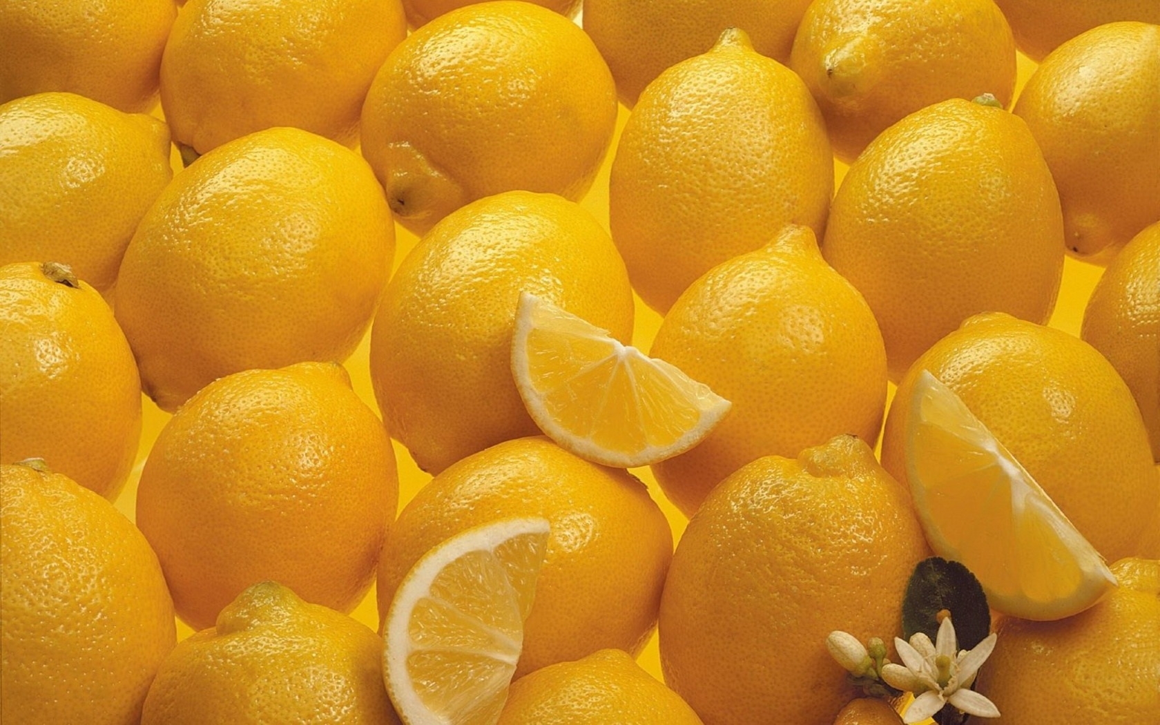 lemons, yellow, fruits, food