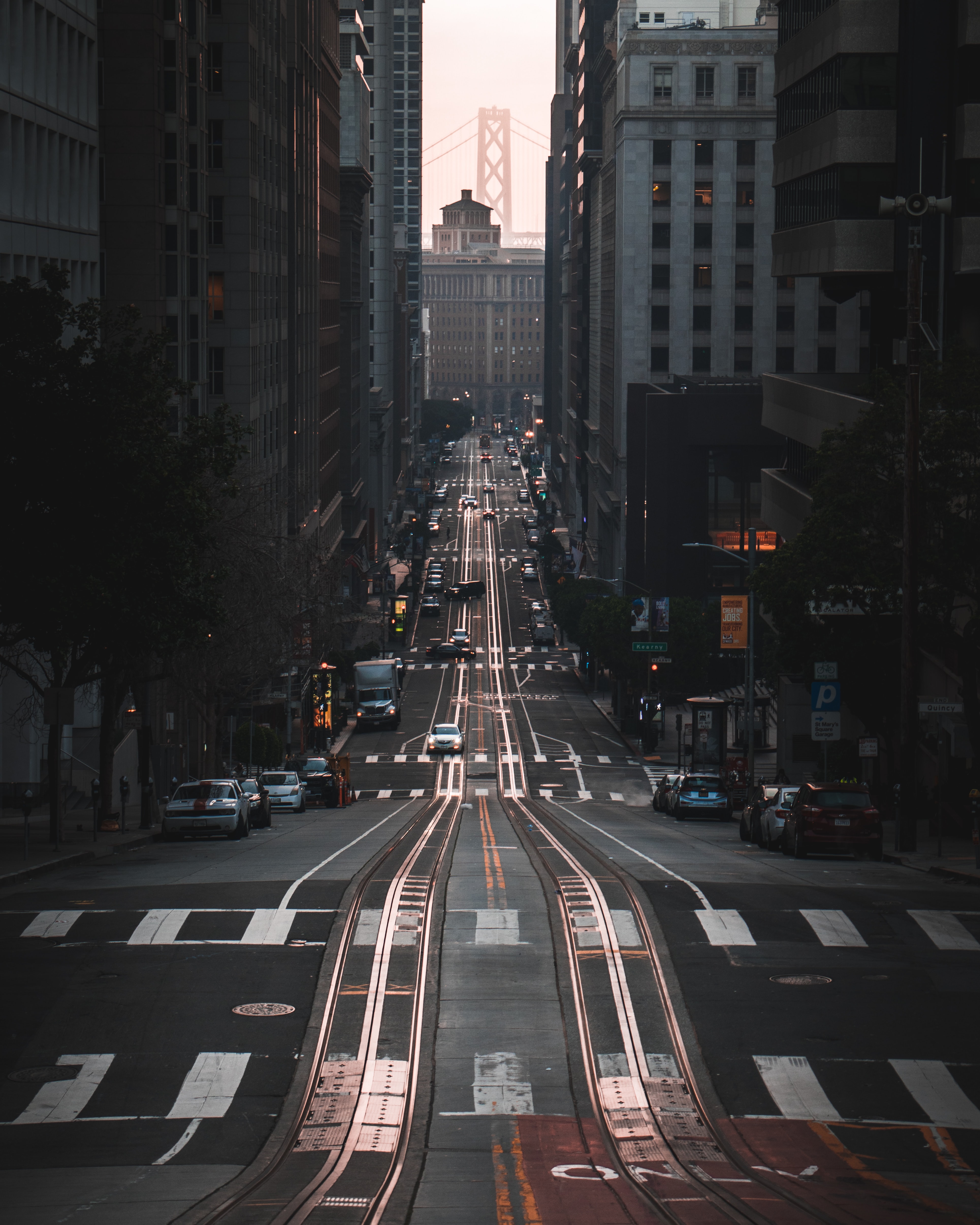 auto, cities, city, building, road, dahl, distance Full HD