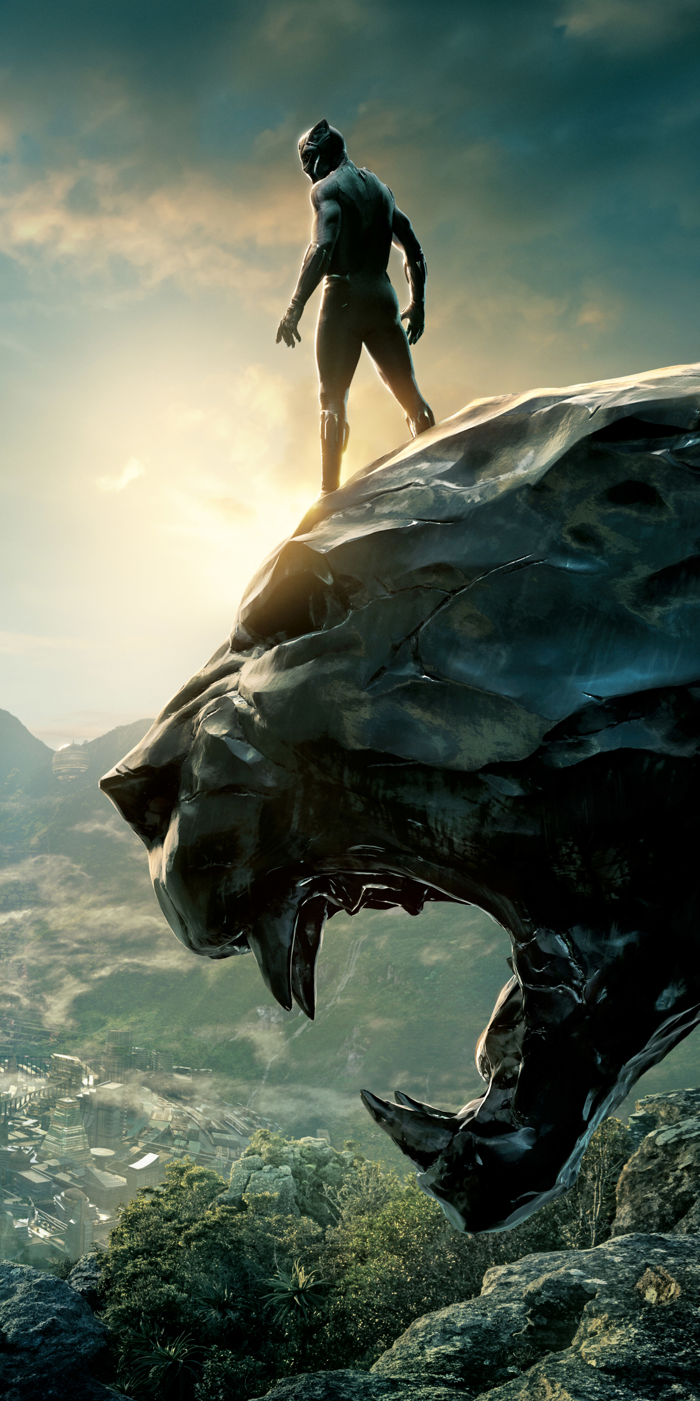 Handy-Wallpaper Filme, Black Panther kostenlos herunterladen.