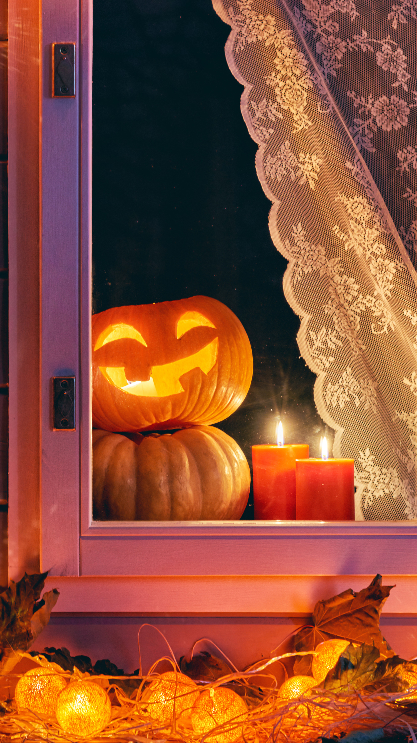 Téléchargez des papiers peints mobile Halloween, Citrouille, Vacances, Bougie, Citrouille D'halloween gratuitement.