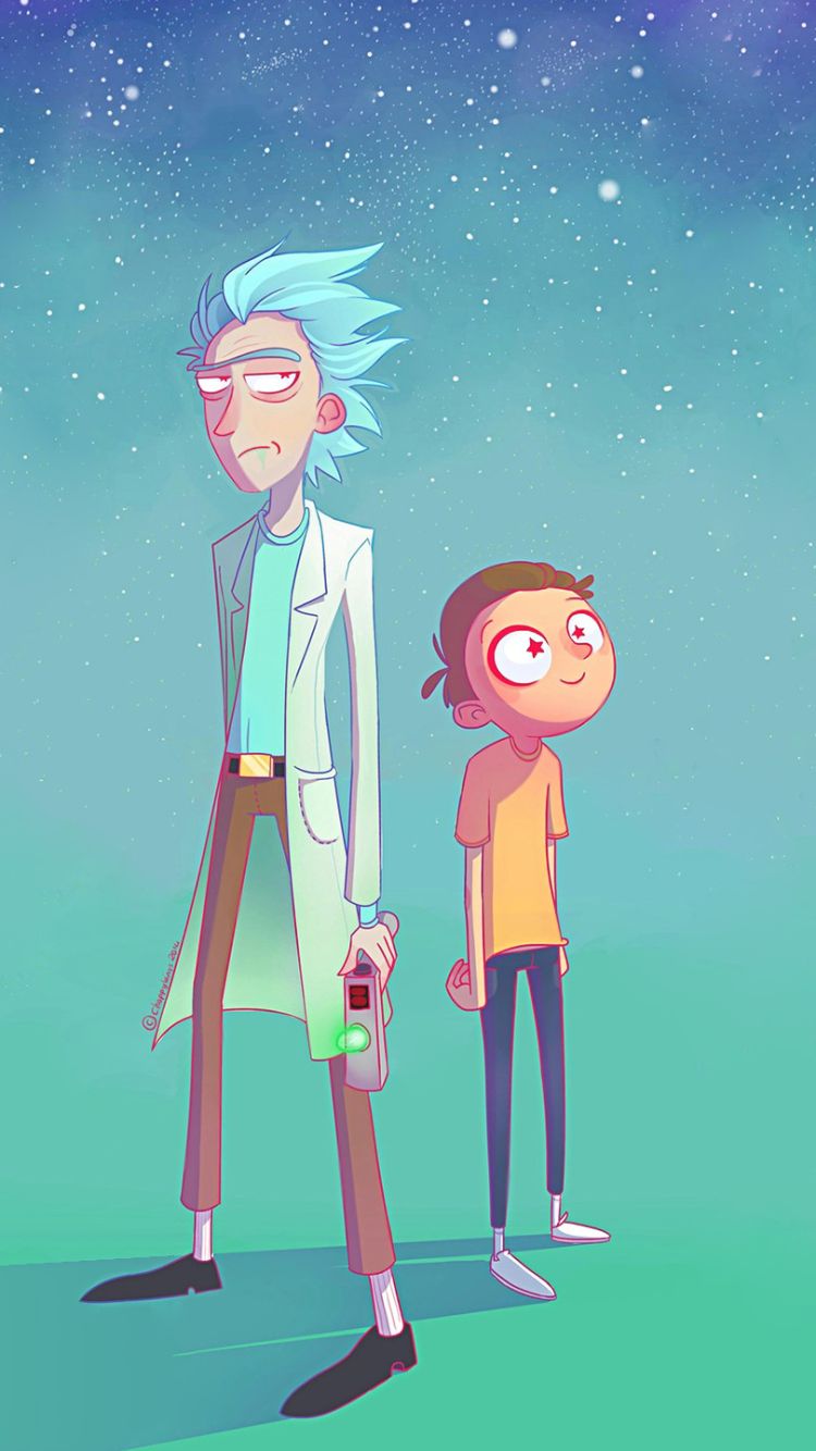 Handy-Wallpaper Fernsehserien, Rick Sánchez, Morty Smith, Rick And Morty kostenlos herunterladen.