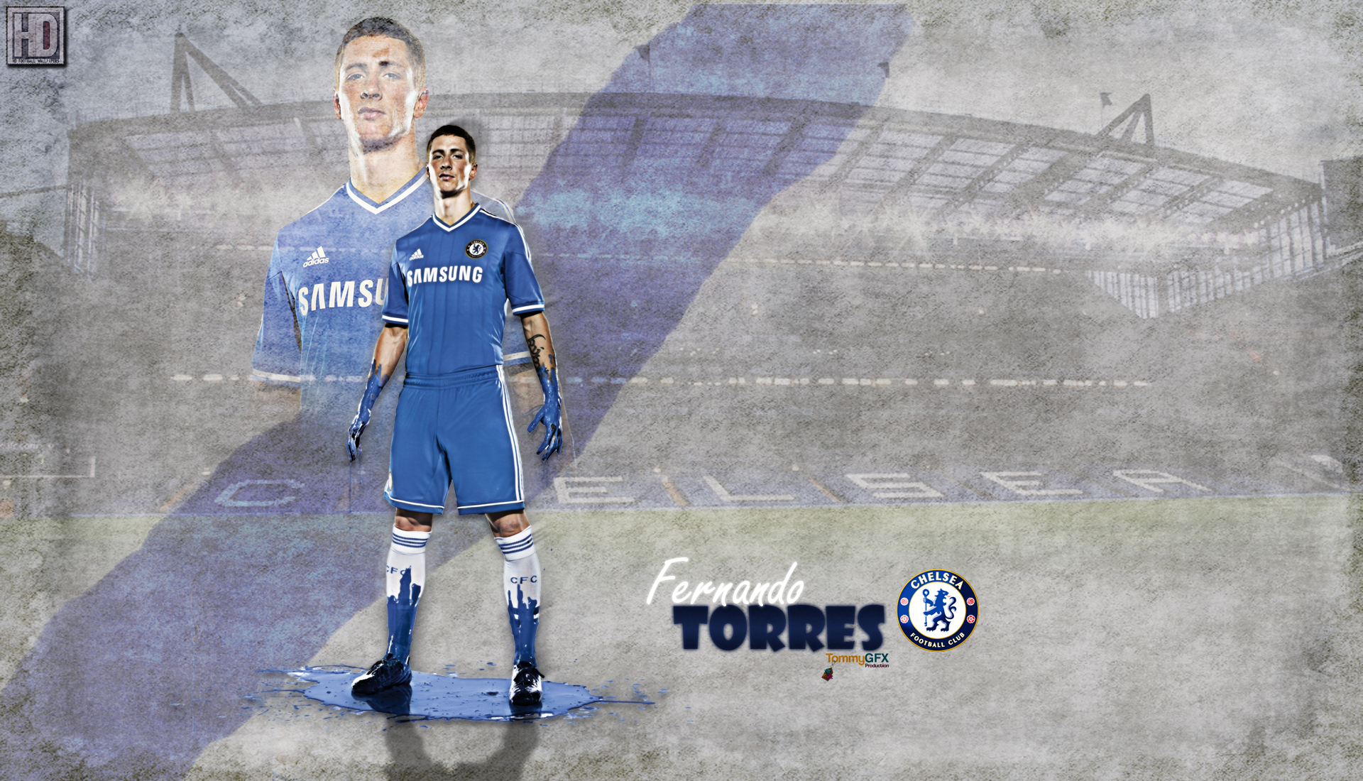 Téléchargez des papiers peints mobile Des Sports, Football, Fernando Torres, Chelsea Fc gratuitement.