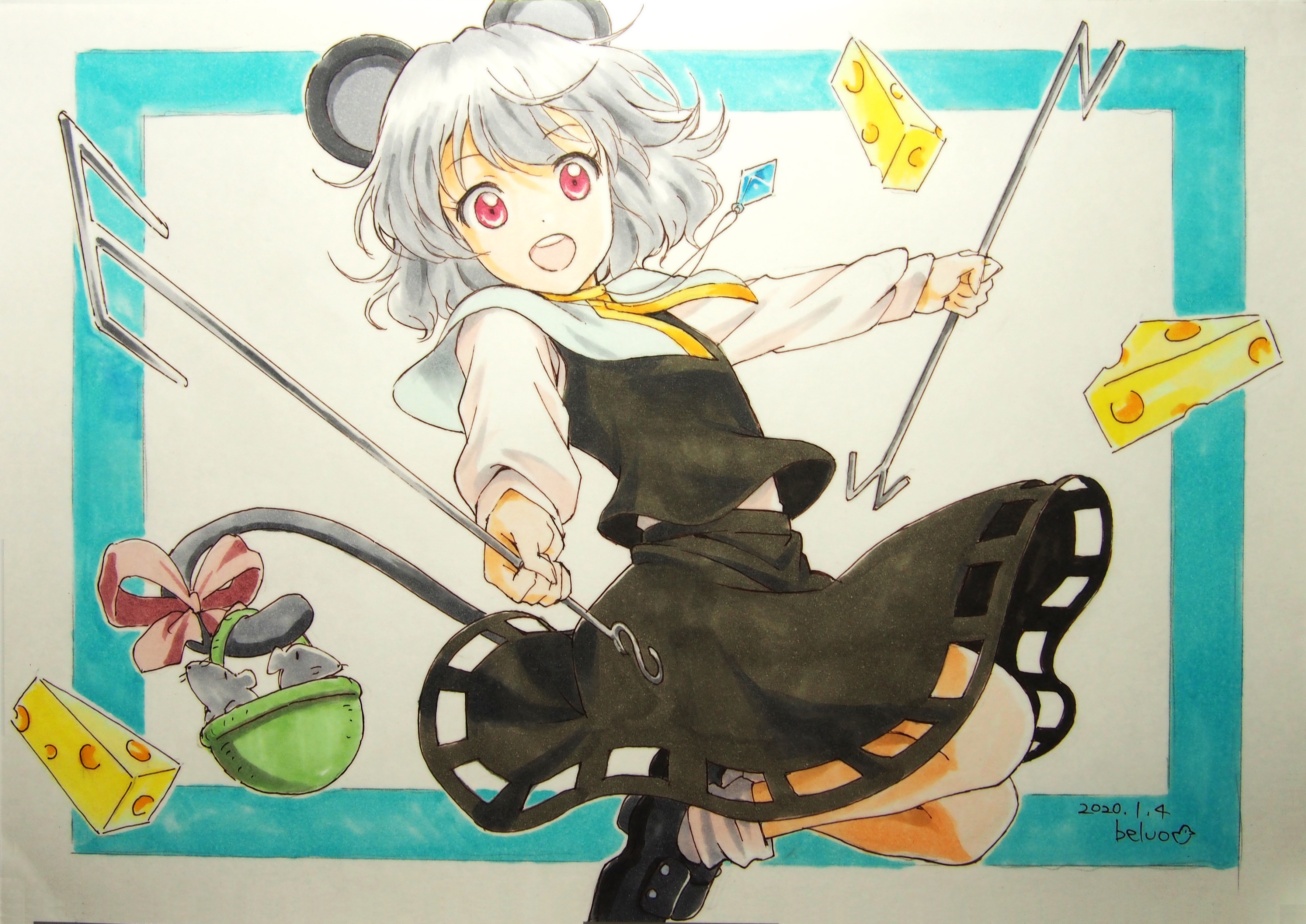 Download mobile wallpaper Anime, Touhou, Nazrin (Touhou) for free.