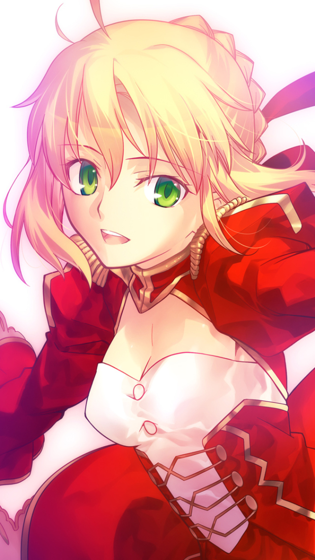 Download mobile wallpaper Anime, Fate/stay Night, Red Saber, Fate/extra, Fate Series for free.