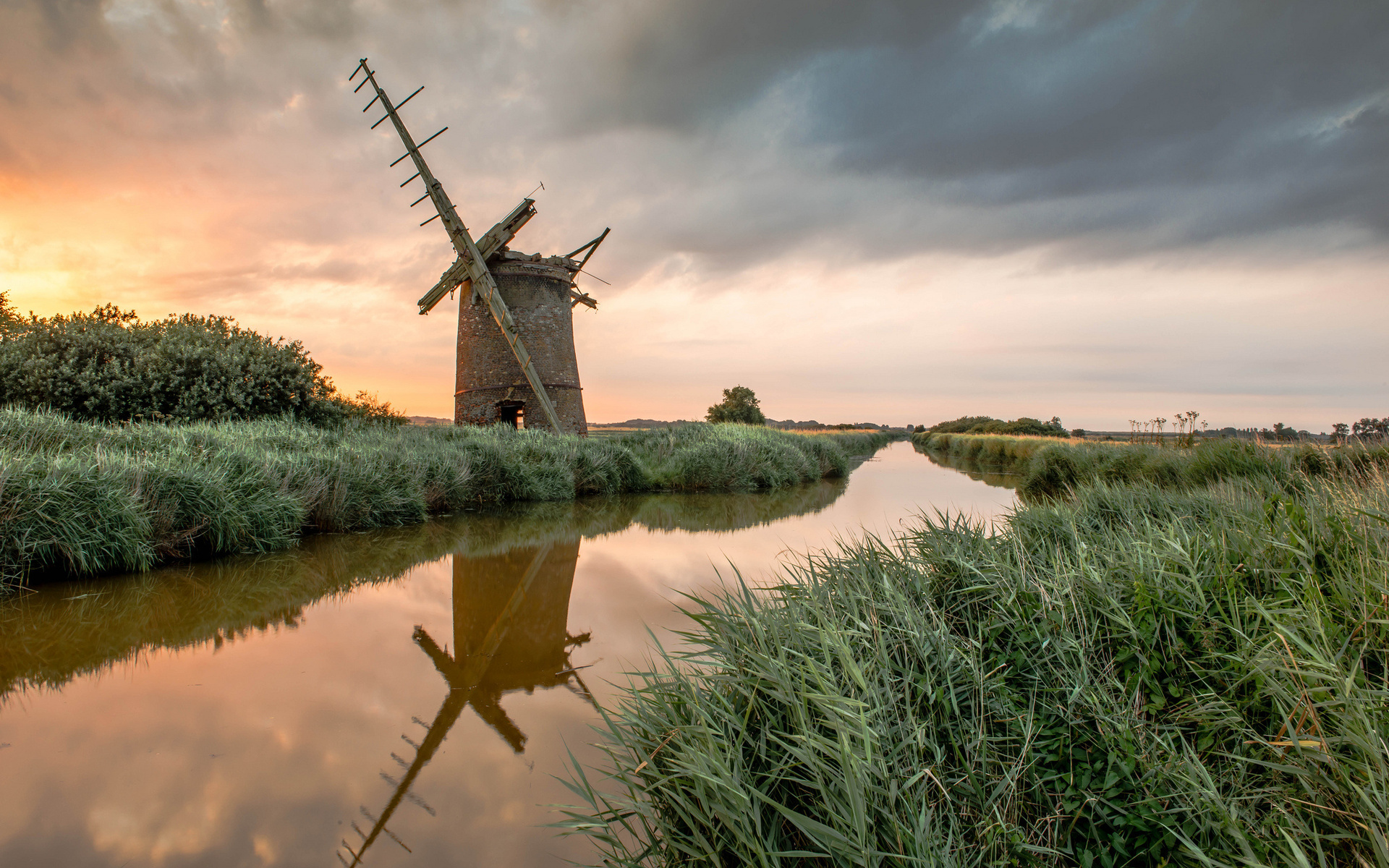 Download mobile wallpaper Windmill, Man Made for free.
