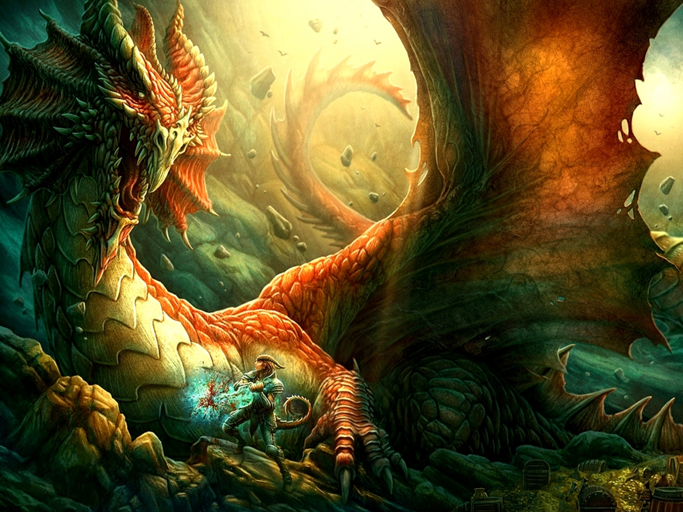 Free download wallpaper Fantasy, Dragons on your PC desktop