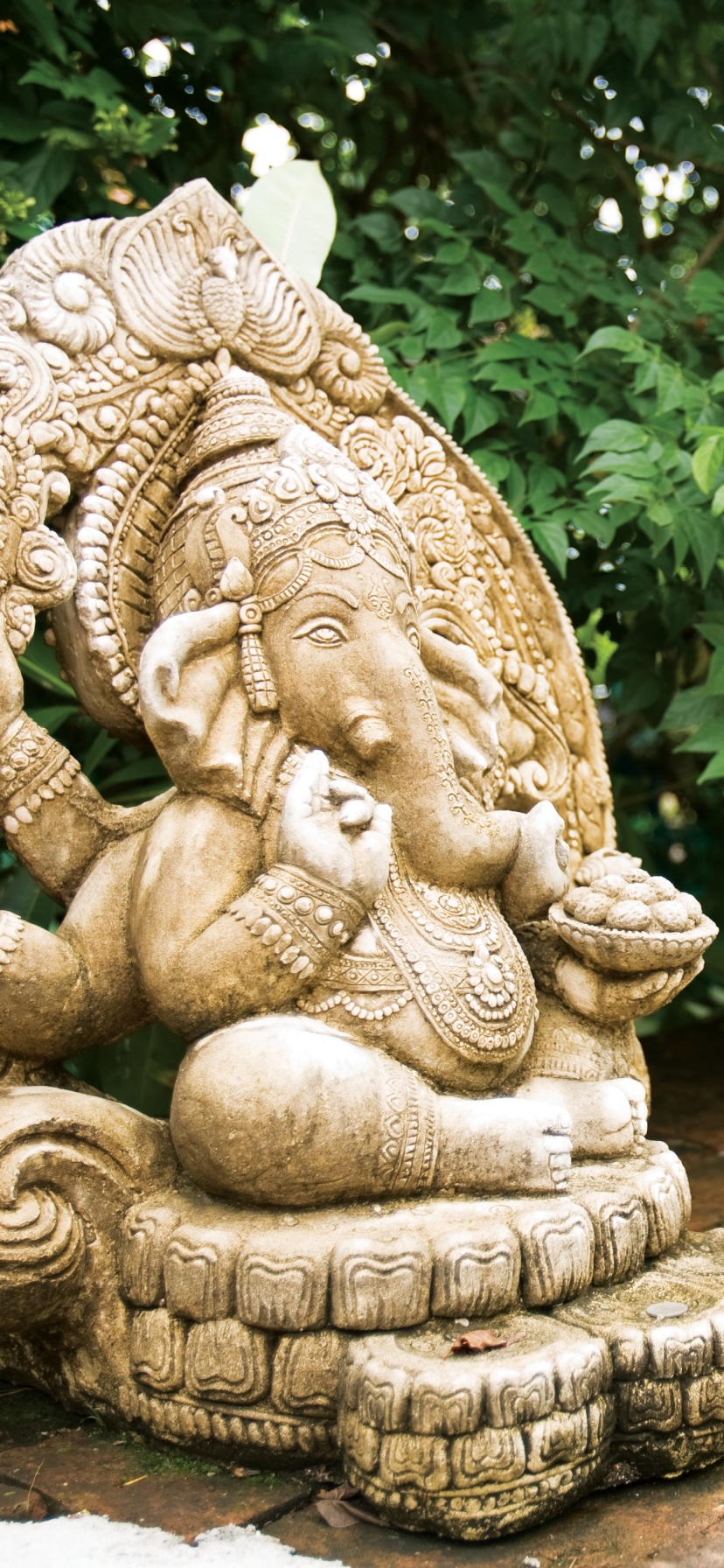 Download mobile wallpaper Statue, Hinduism, Religious, Ganesh for free.