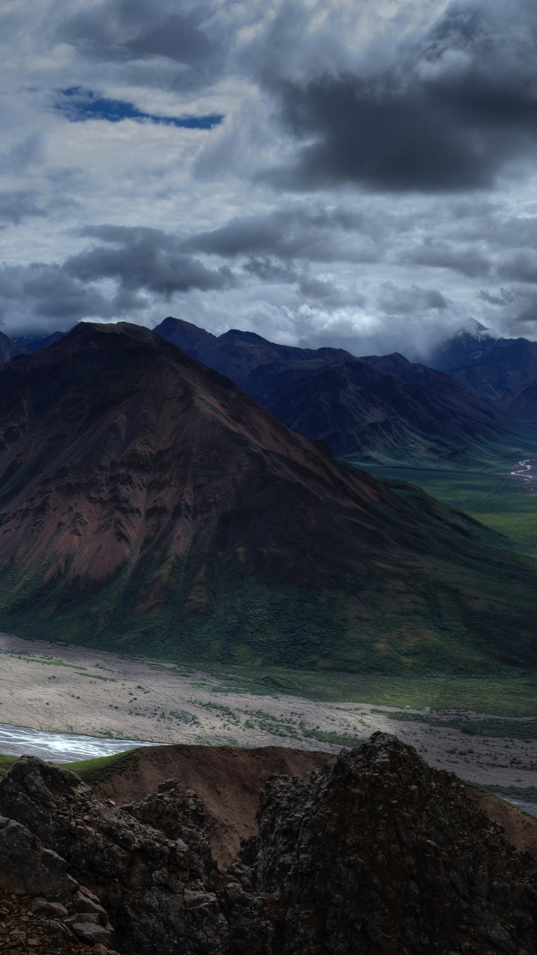 earth, landscape, nature, denali national park, valley, alaska, mountain, cloud HD wallpaper