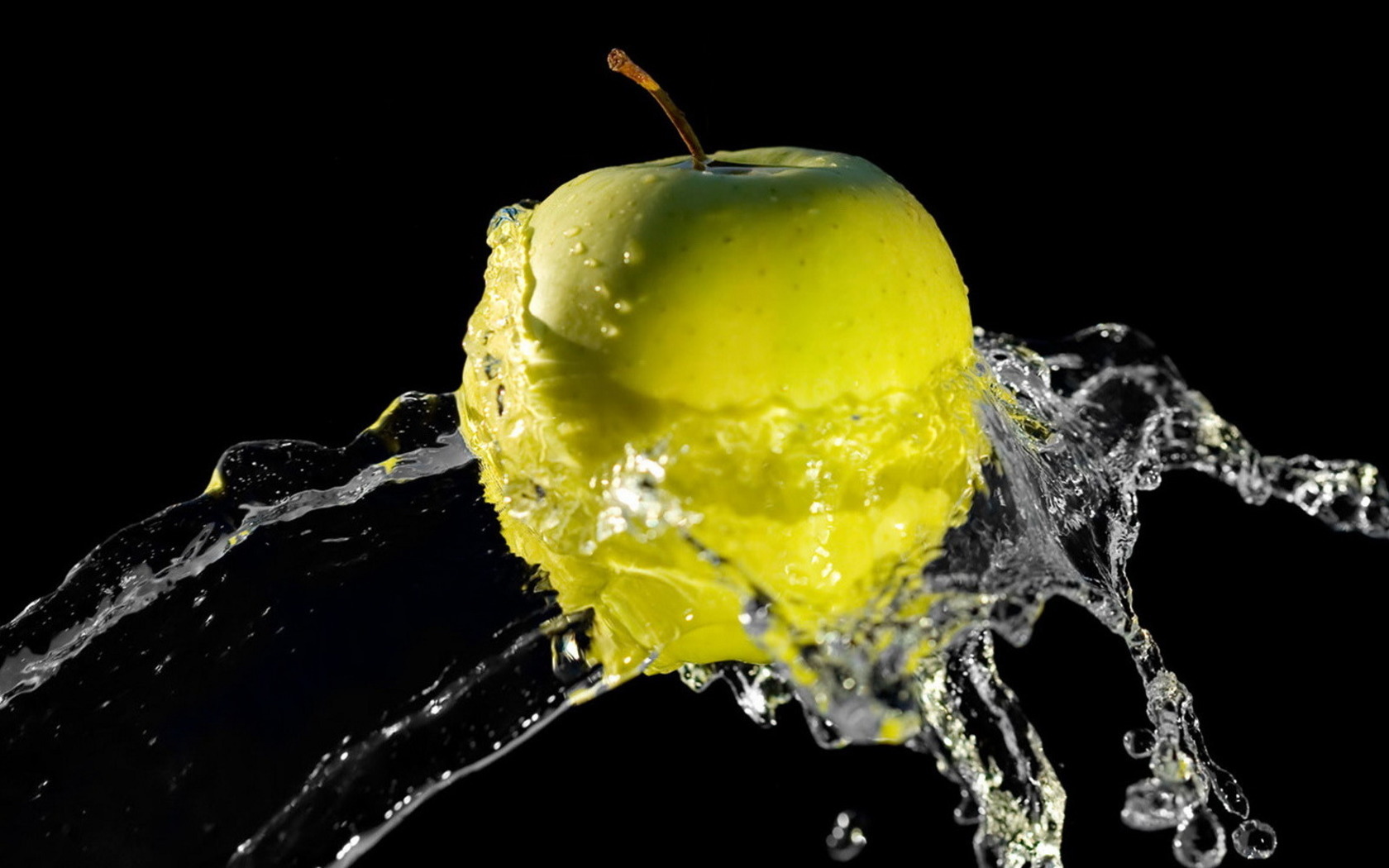 Free download wallpaper Water, Apples, Fruits, Food on your PC desktop